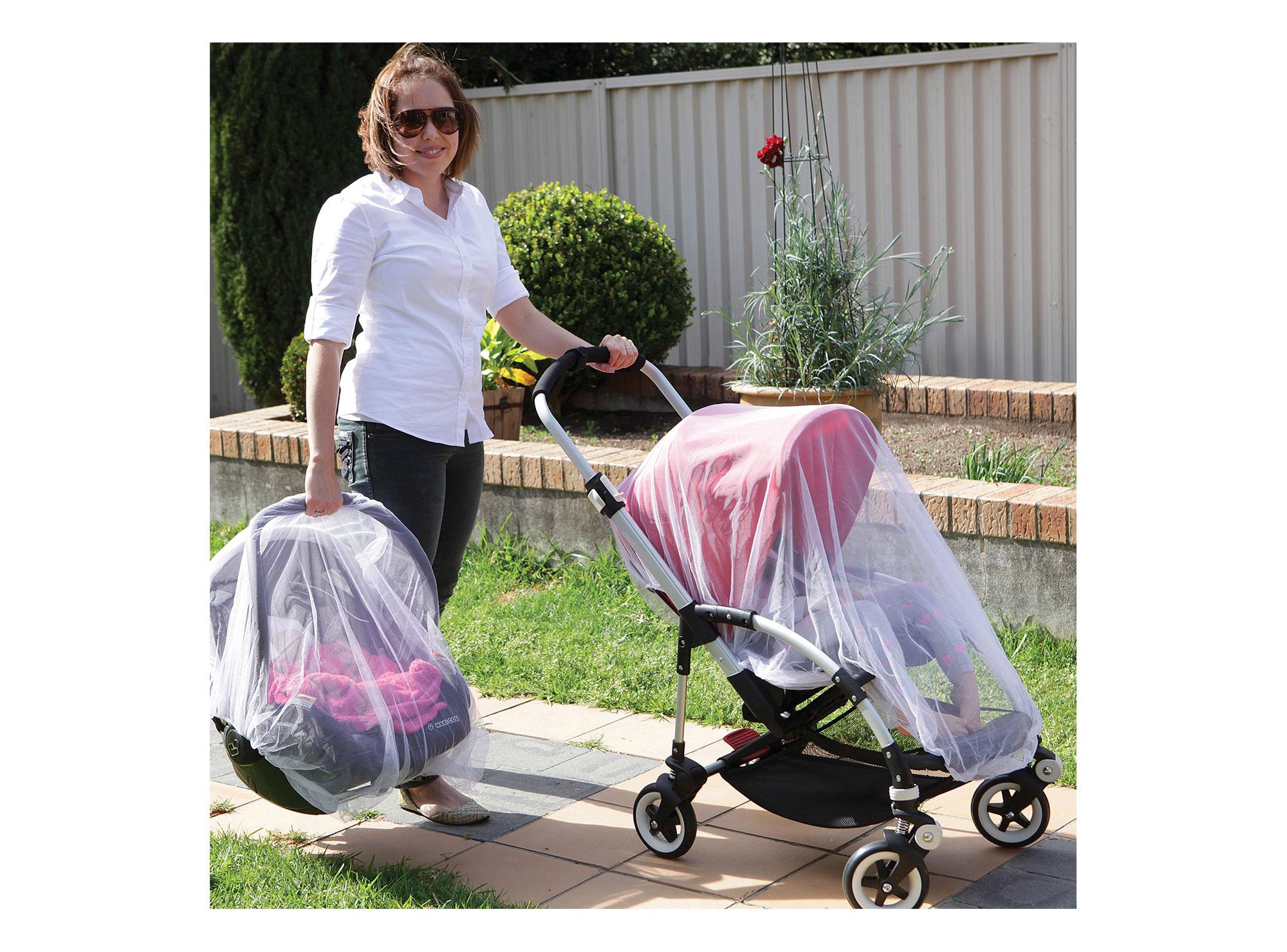 Malla mosquitera 2 piezas L275 blanco Dreambaby-7