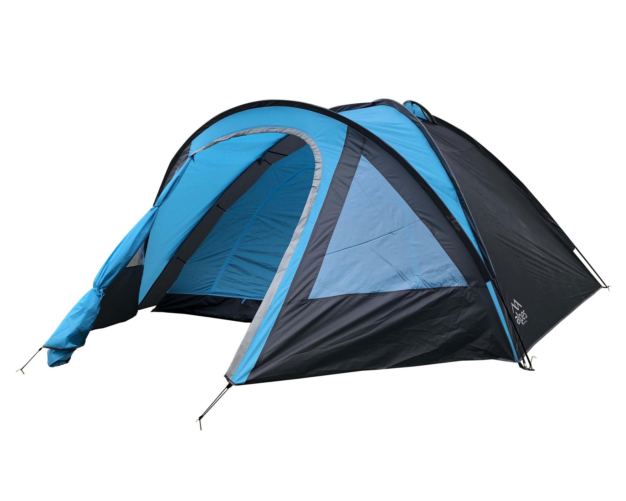 Carpa 4 personas Dome Paine azul Alpes.-0