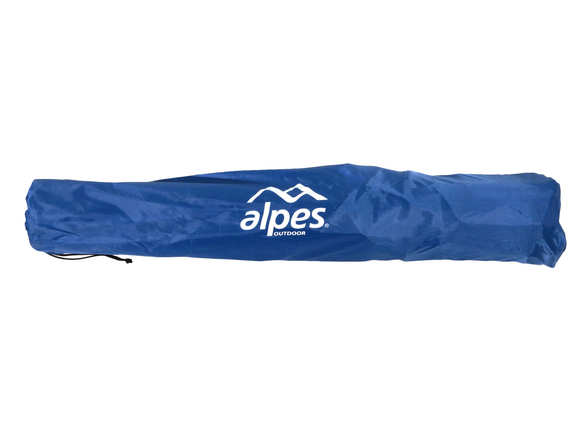 Silla camping apoyabrazos azul Alpes-2