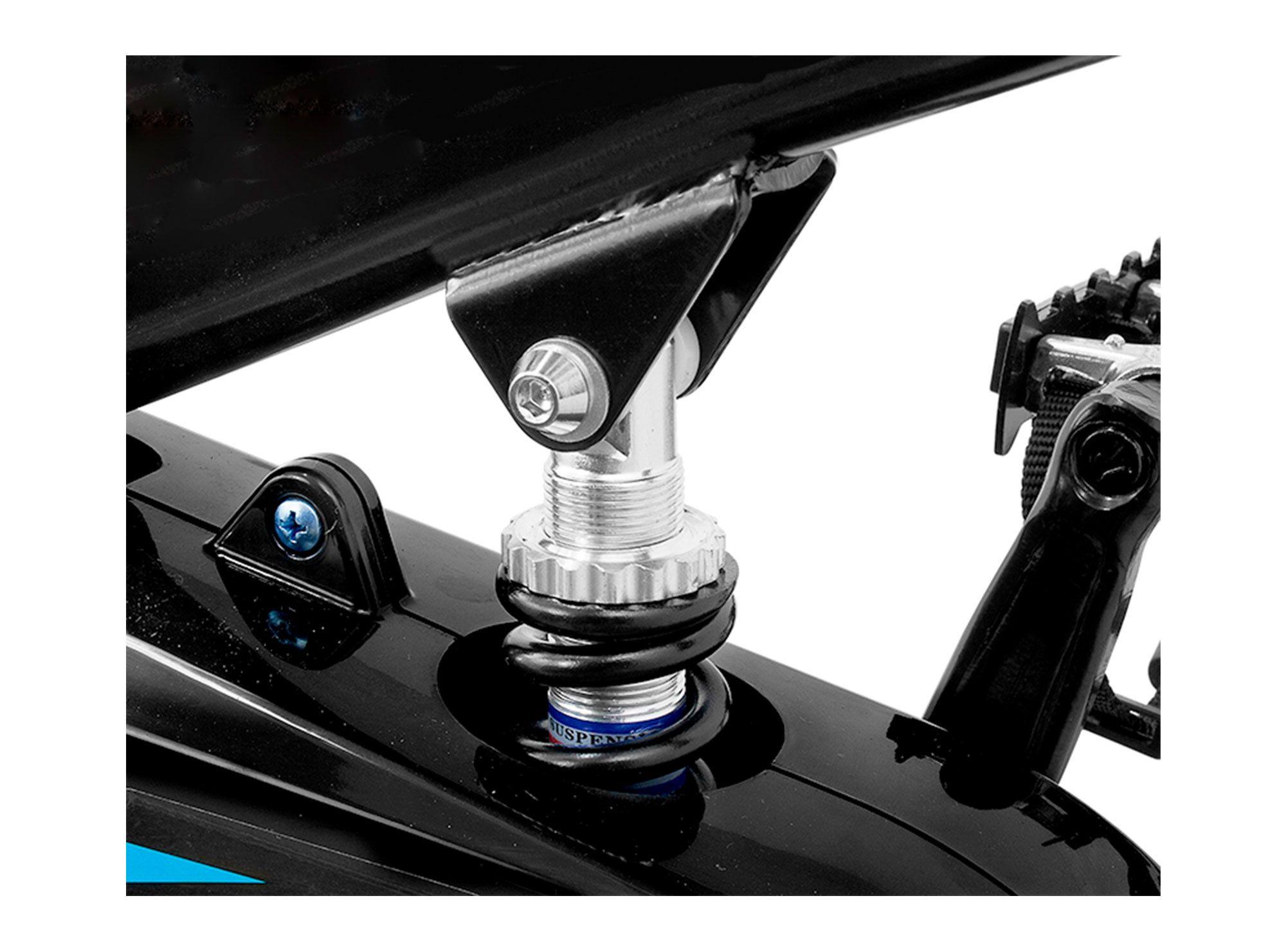 Bicicleta spinning negro/azul Live Sport-3