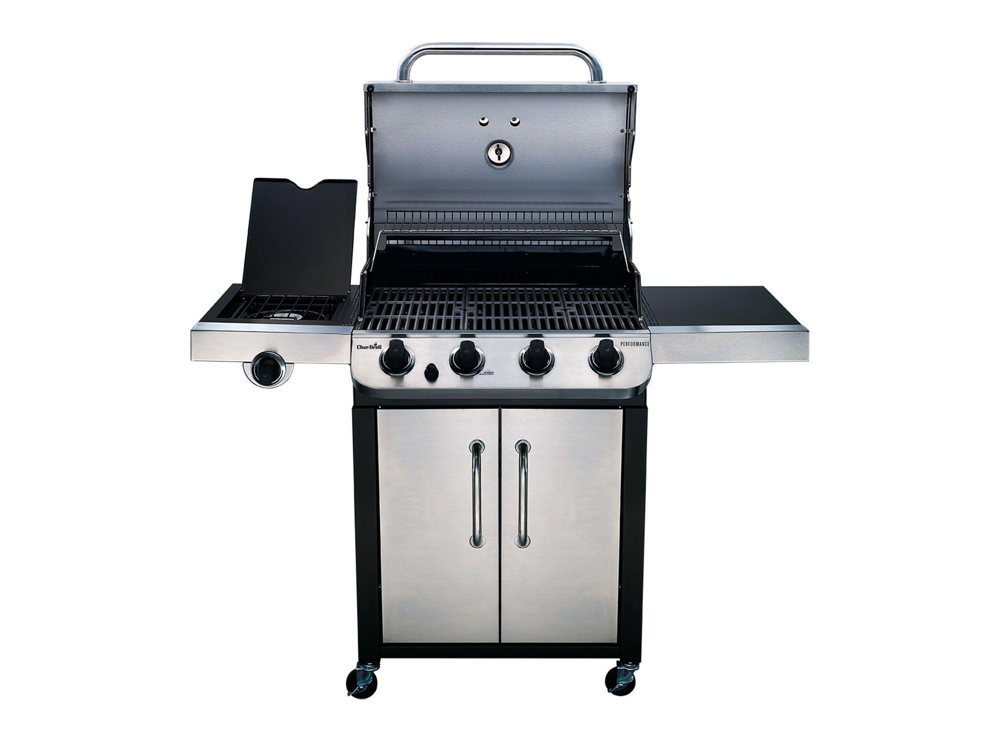 Parrilla a gas 4 quemadores + lateral Performance 4 Char-Broil.-3