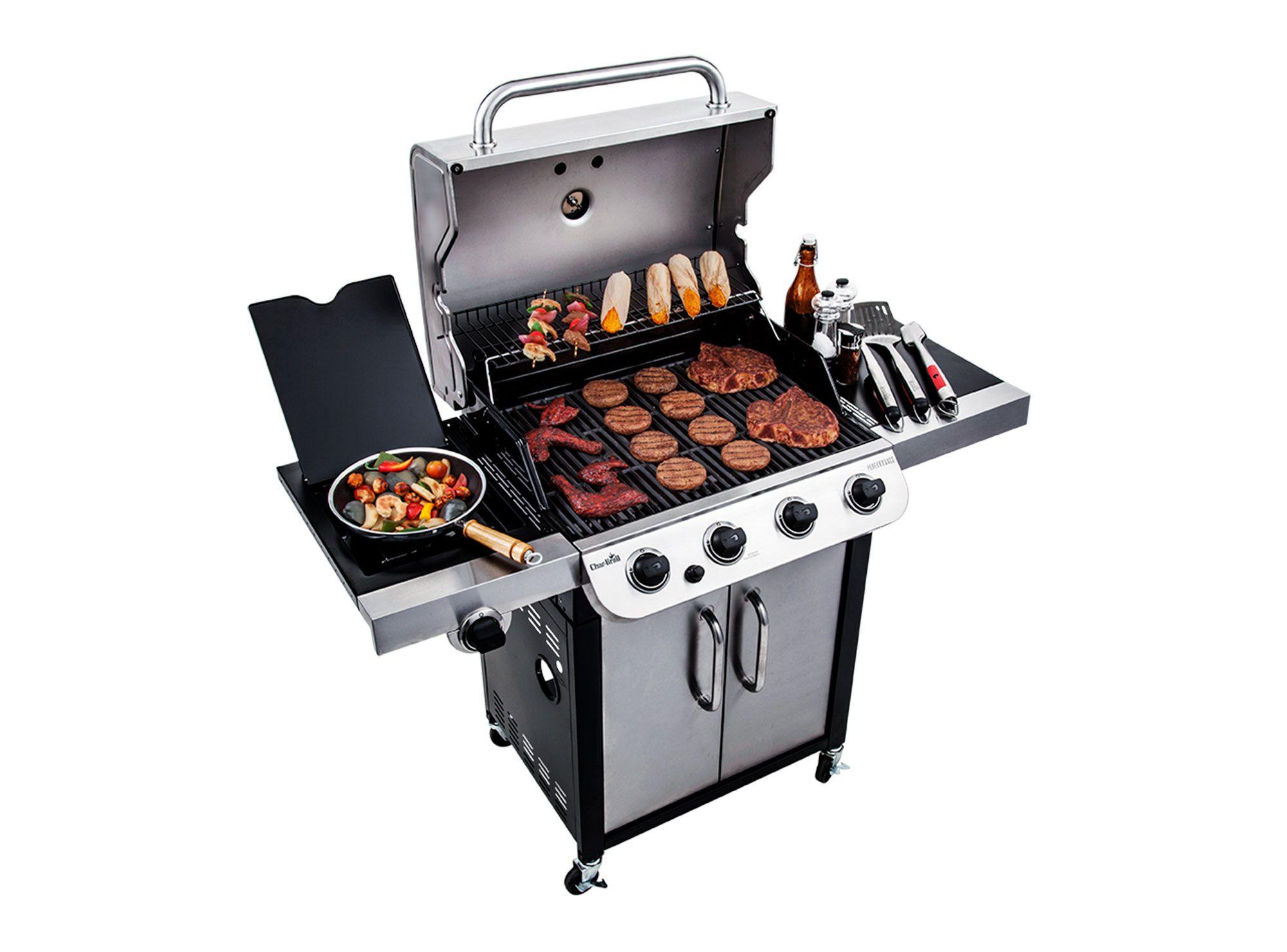 Parrilla a gas 4 quemadores + lateral Performance 4 Char-Broil.-6