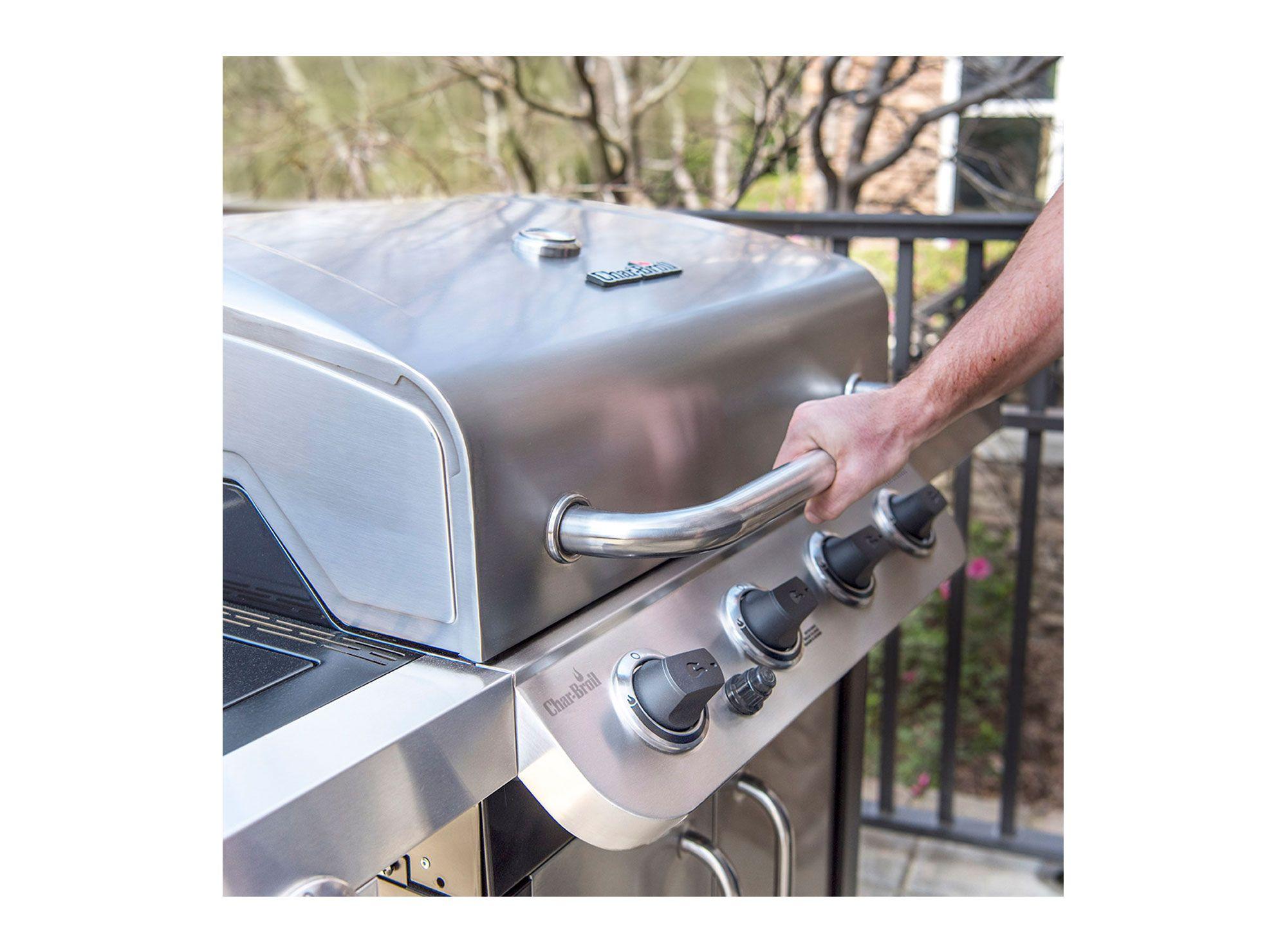 Parrilla a gas 4 quemadores + lateral Performance 4 Char-Broil.-9