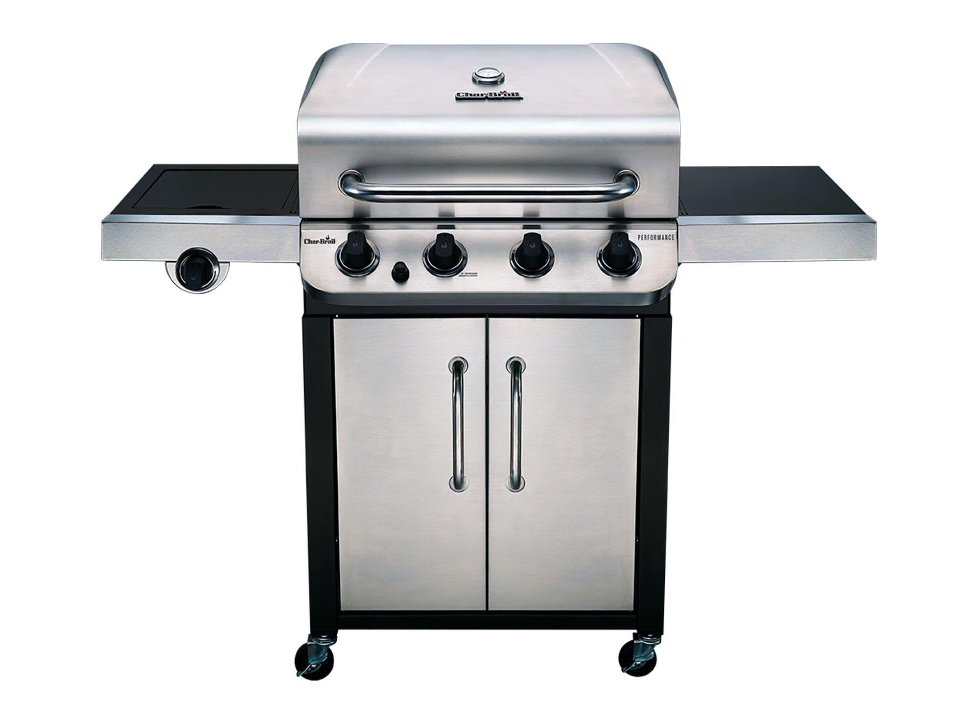 Parrilla a gas 4 quemadores + lateral Performance 4 Char-Broil.-0