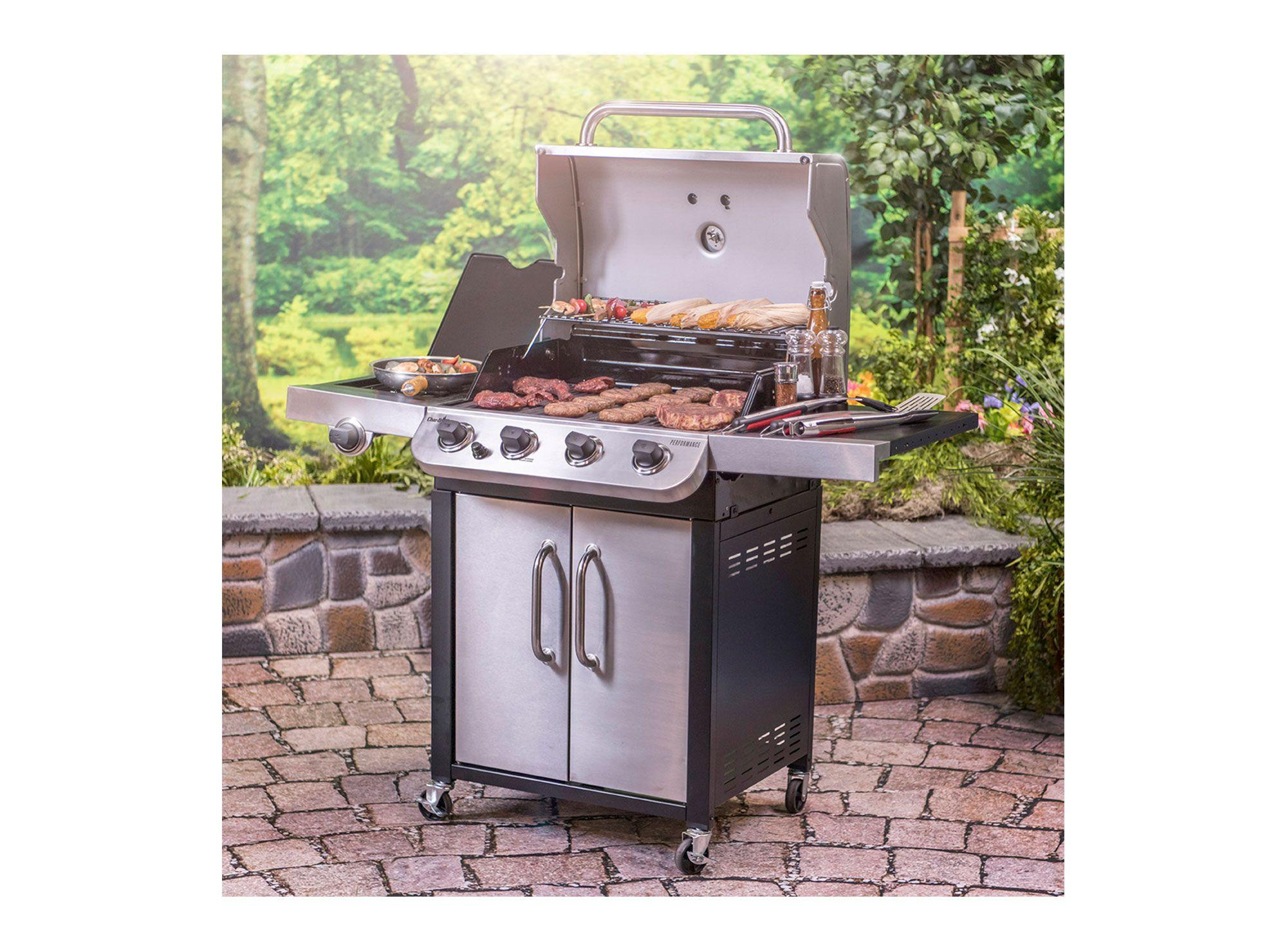 Parrilla a gas 4 quemadores + lateral Performance 4 Char-Broil.-7