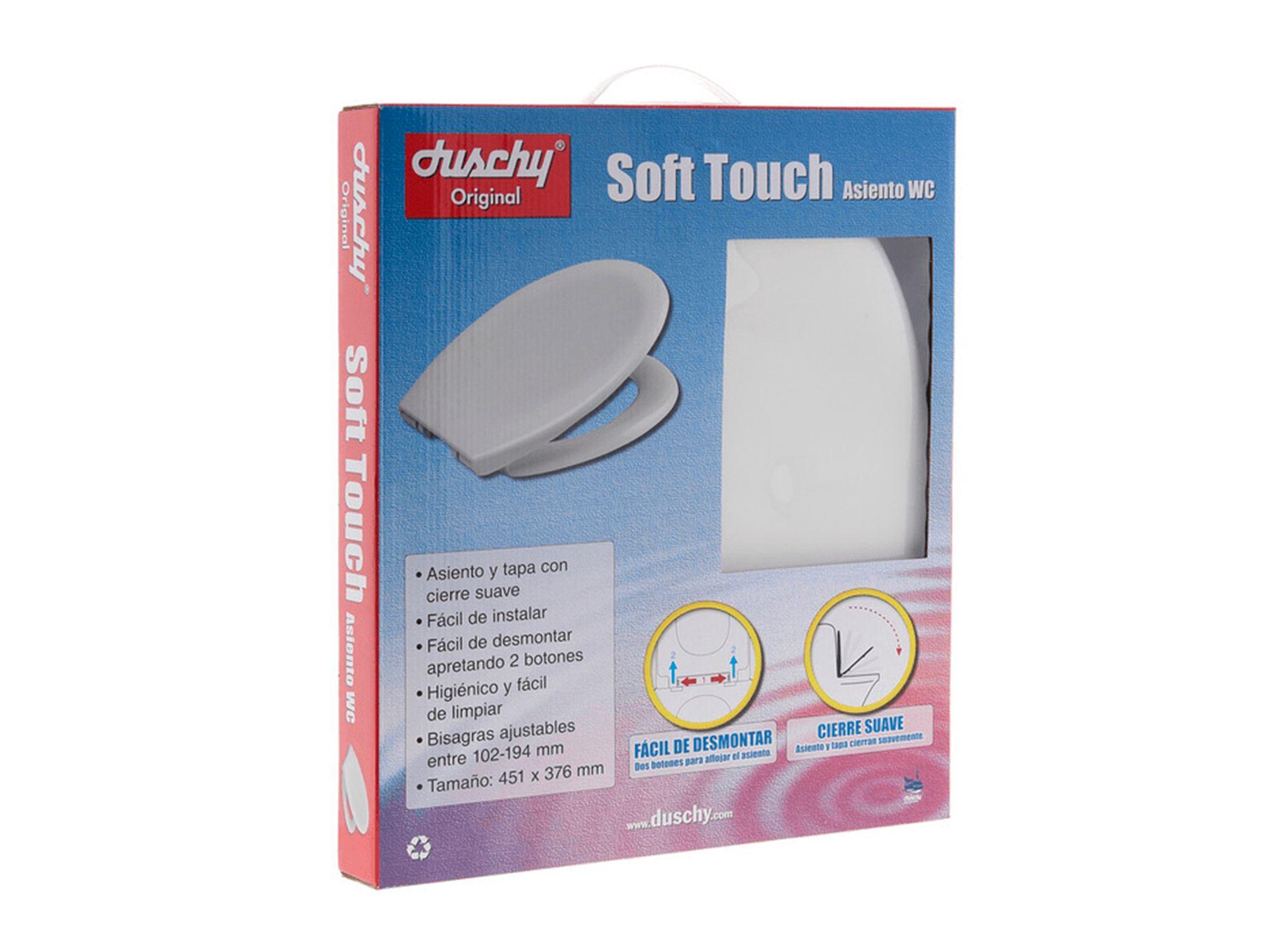 Asiento WC cierre suave Soft touch Duschy-2