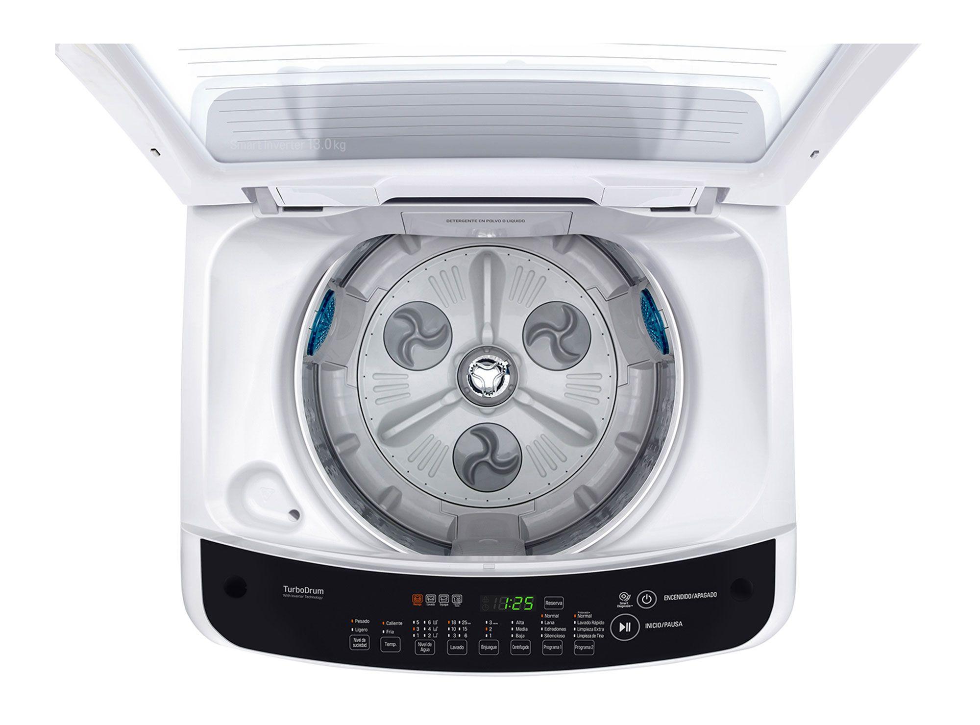 Lavadora carga superior 13 kg WT13WSBP blanco LG-12