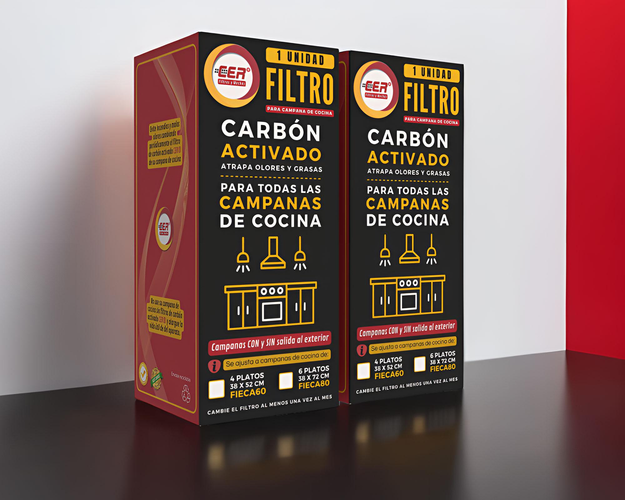 Filtros 52 x 37 cm campanas cocina 4 platos Cer-5