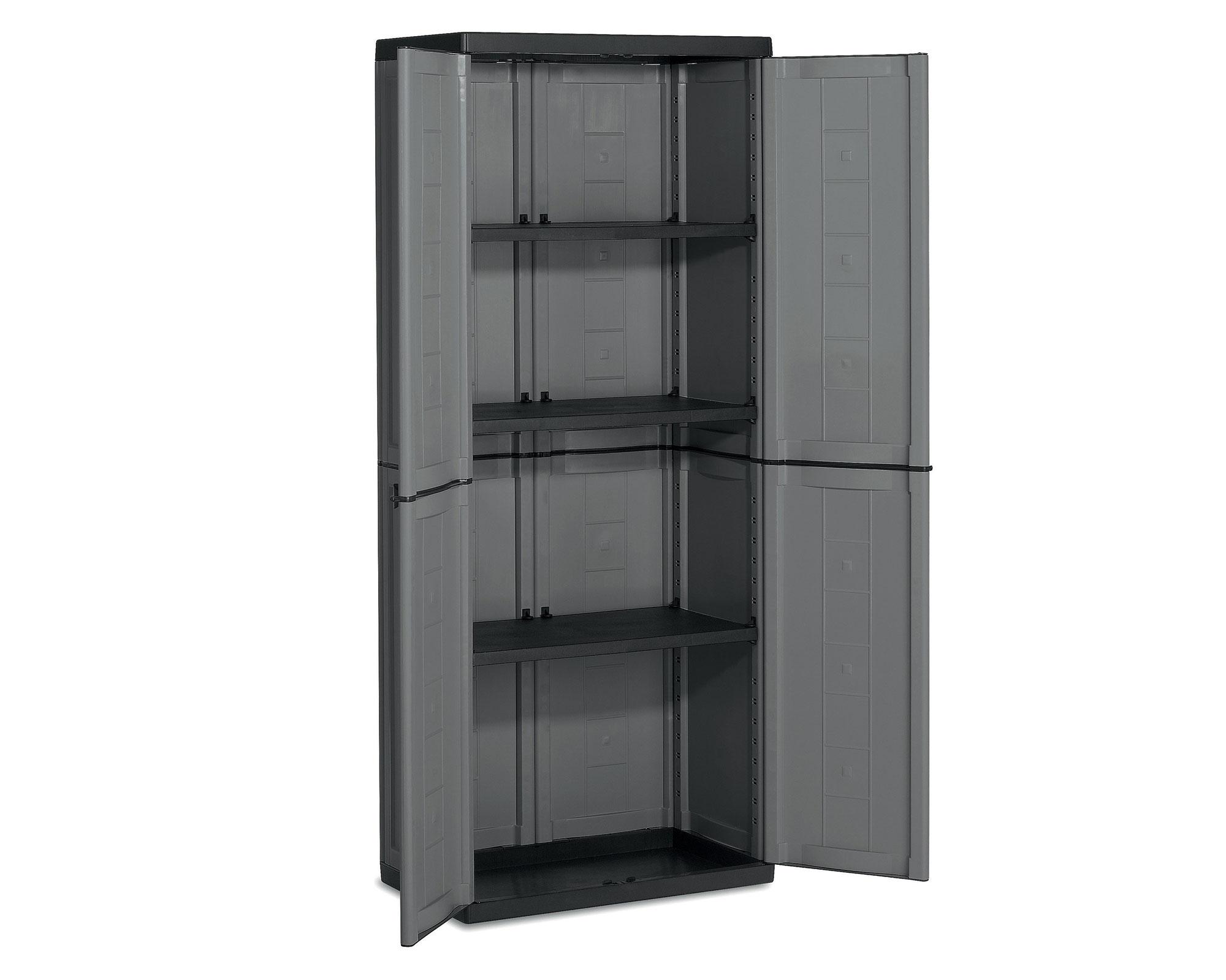 Armario Alto Jolly gris 166x68x39 cm-2