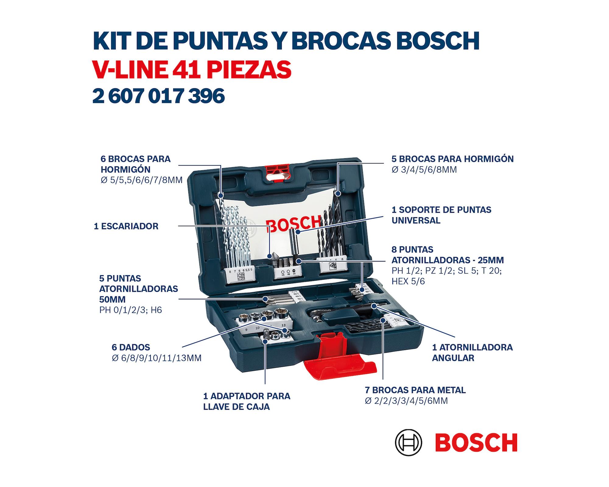 Kit de puntas y brocas V-Line 41 piezas-2