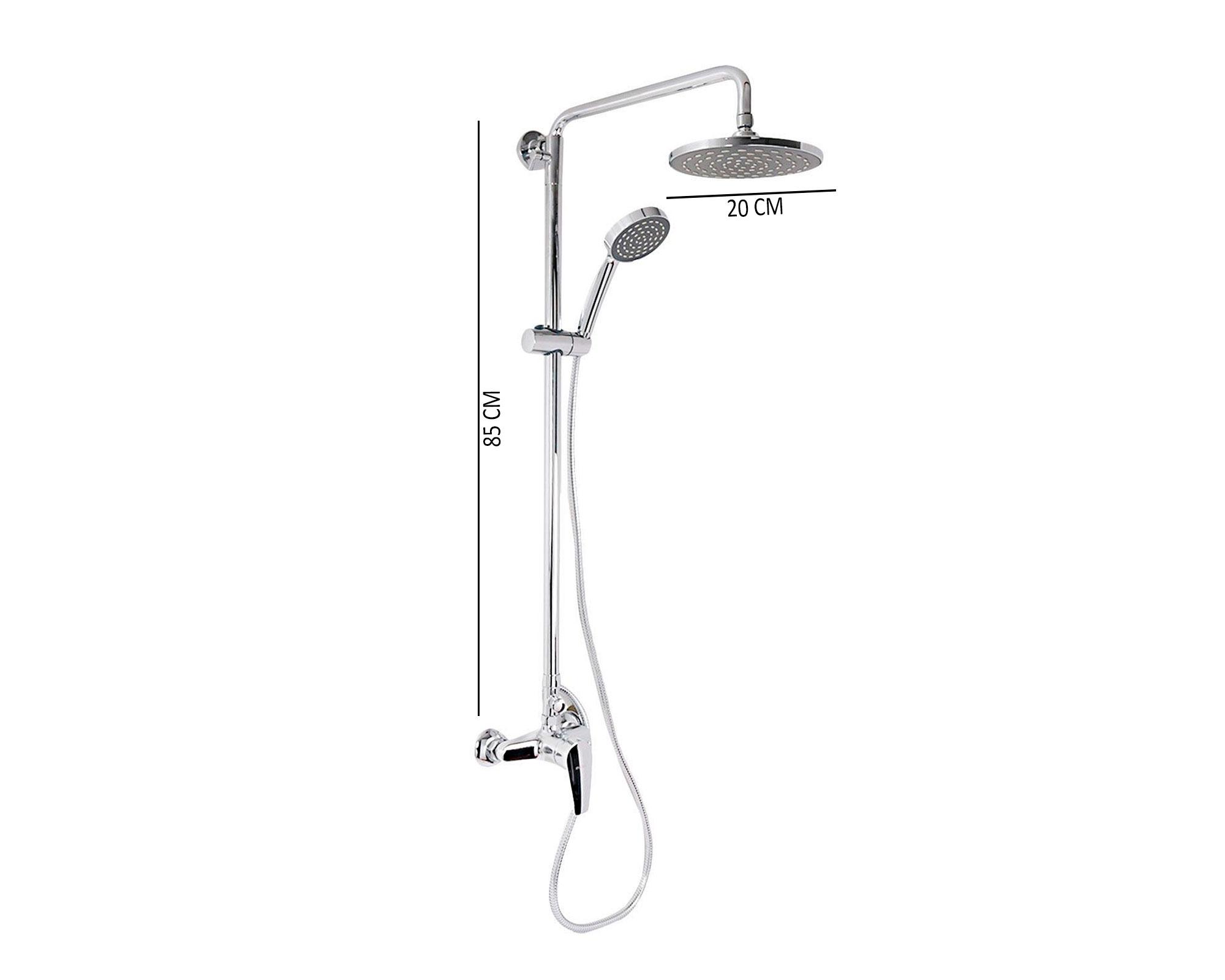 Columna ducha 160 cm Vista coral Tebisa-4