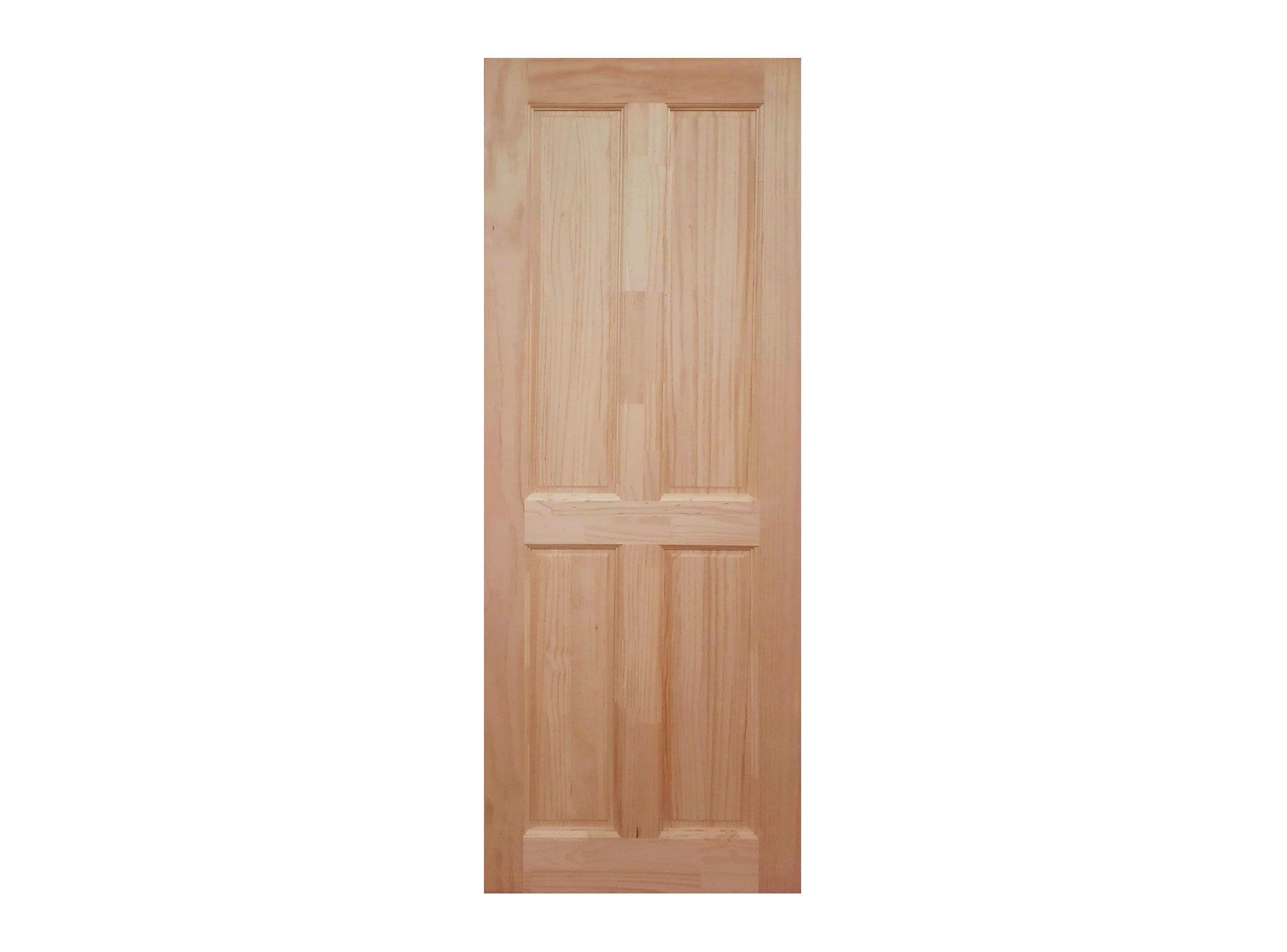 Puerta Pino Radiata Rupanco 60x200 cm Moldupanel-1