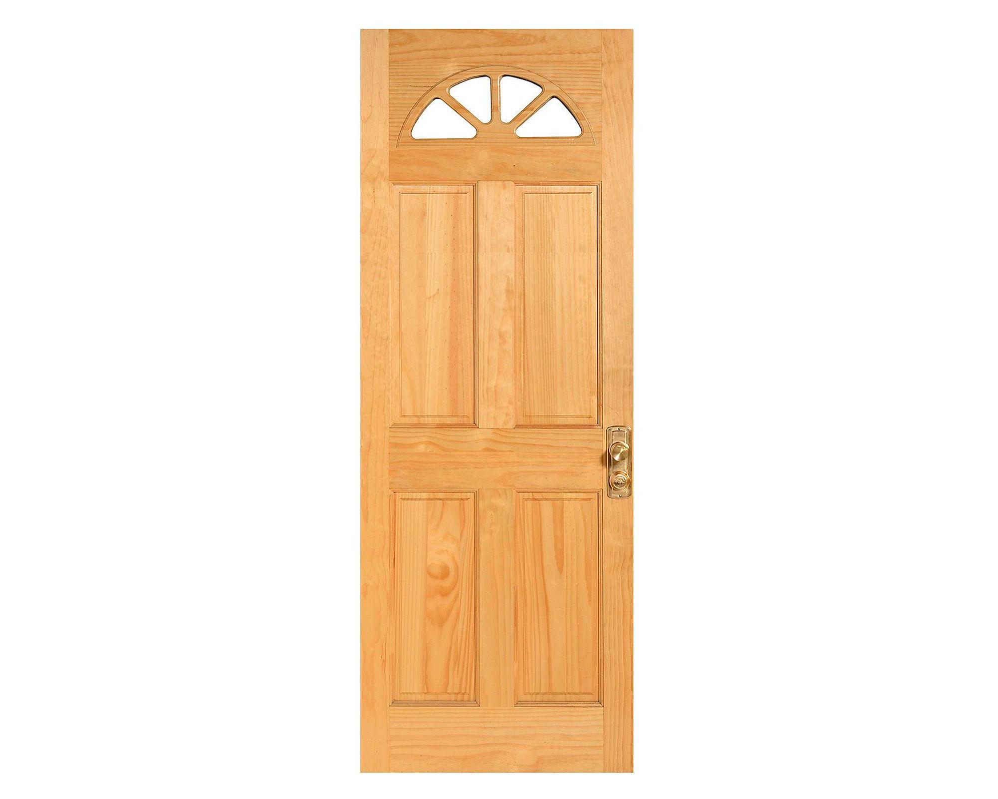 Puerta Pino Radiata Ibiza 4 Paneles 85x210 cm Moldupanel-1