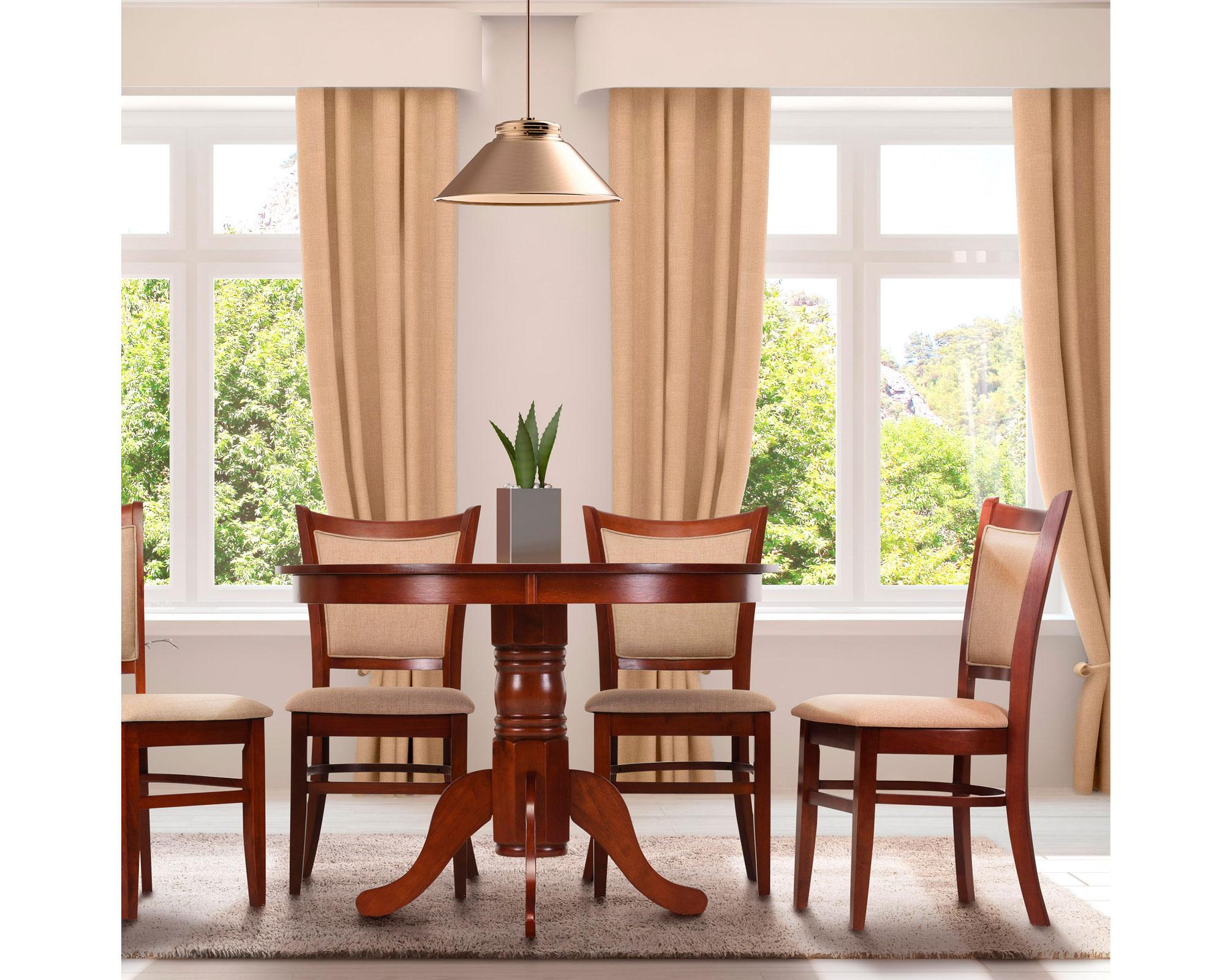 Comedor 6 sillas Calabria arena Cic-3