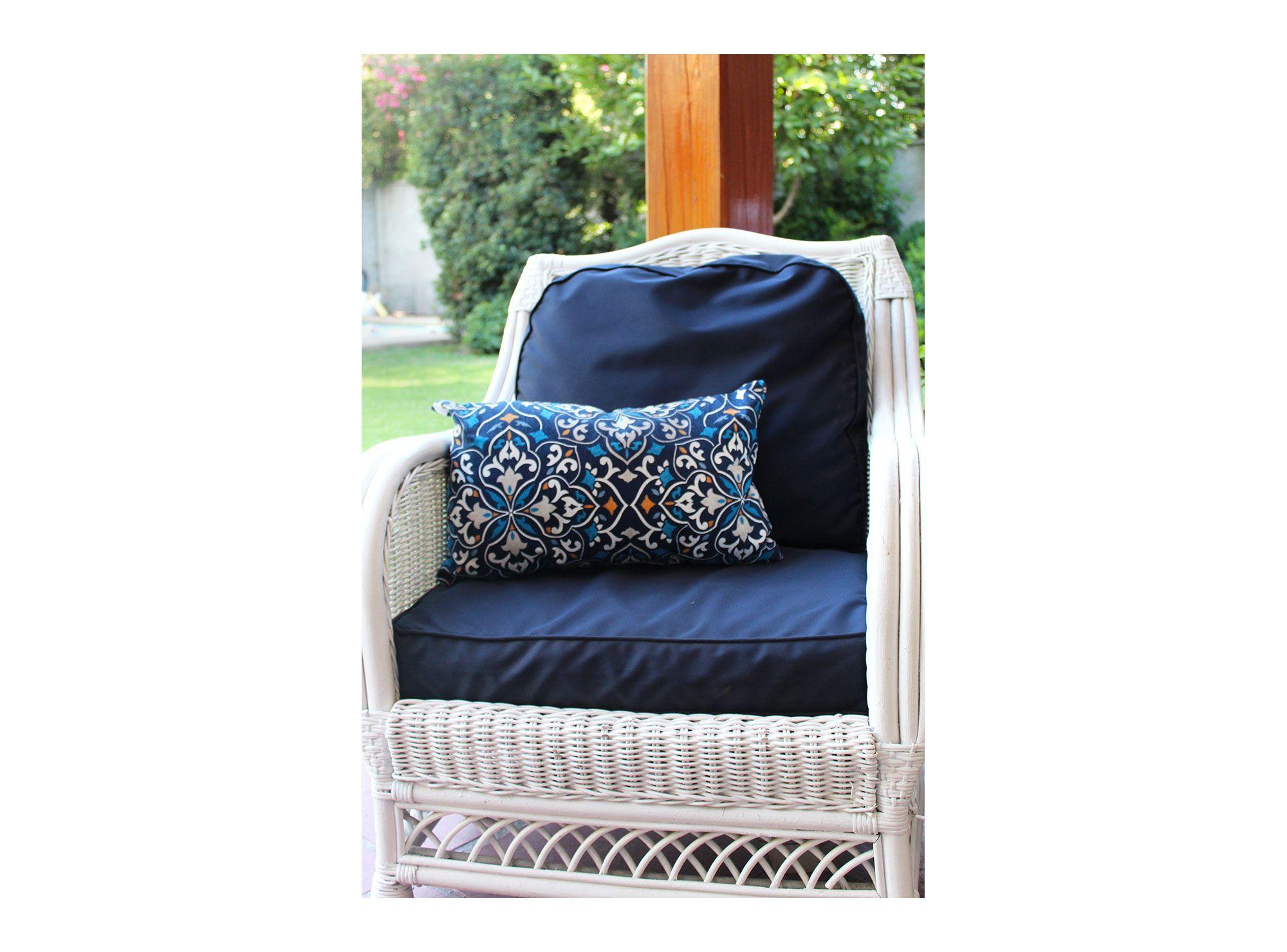 Cojín 30x50 cm marroquí formas azul Ligthme-4