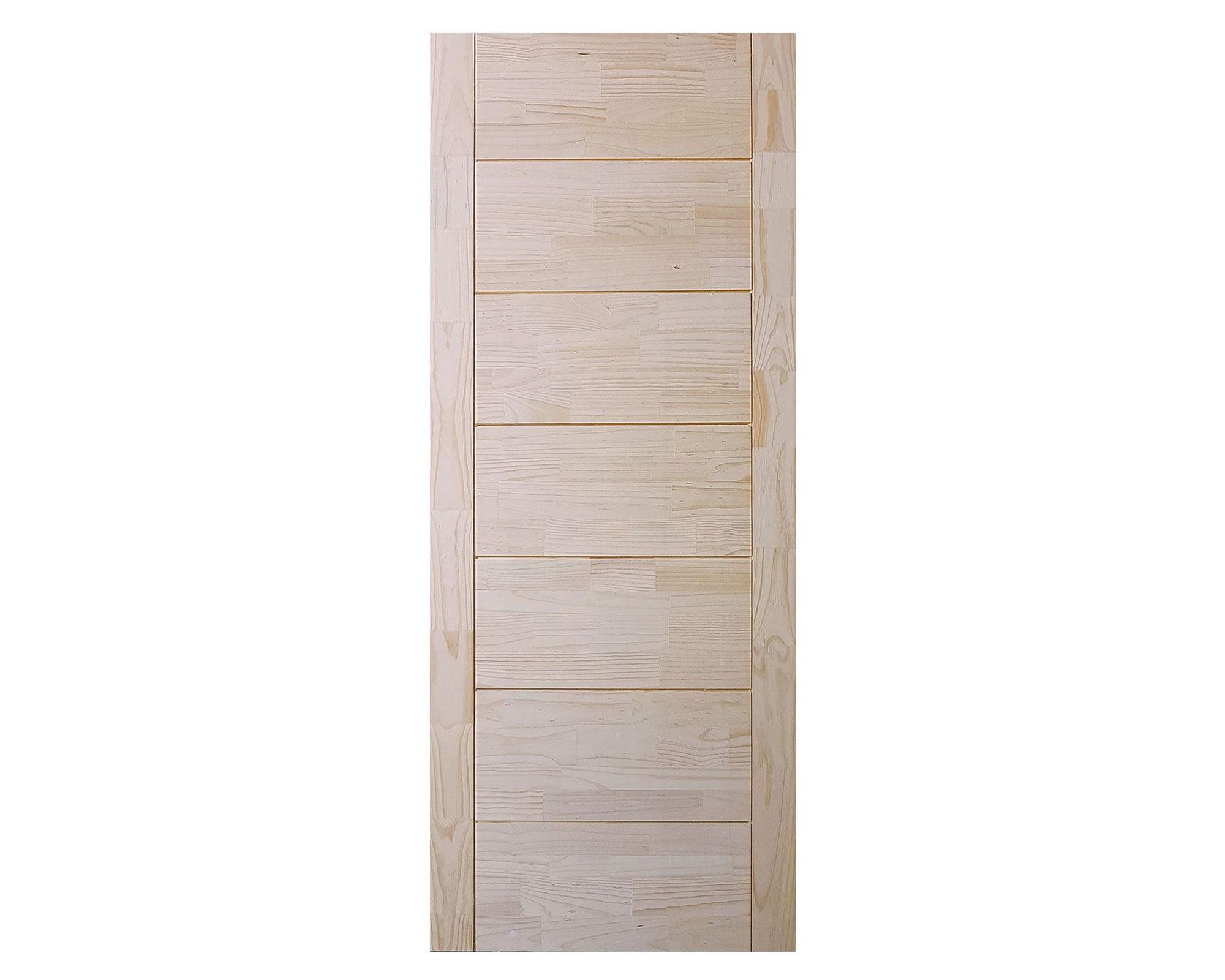Puerta Pino Radiata Alejandría 90x220 cm Moldupanel-1