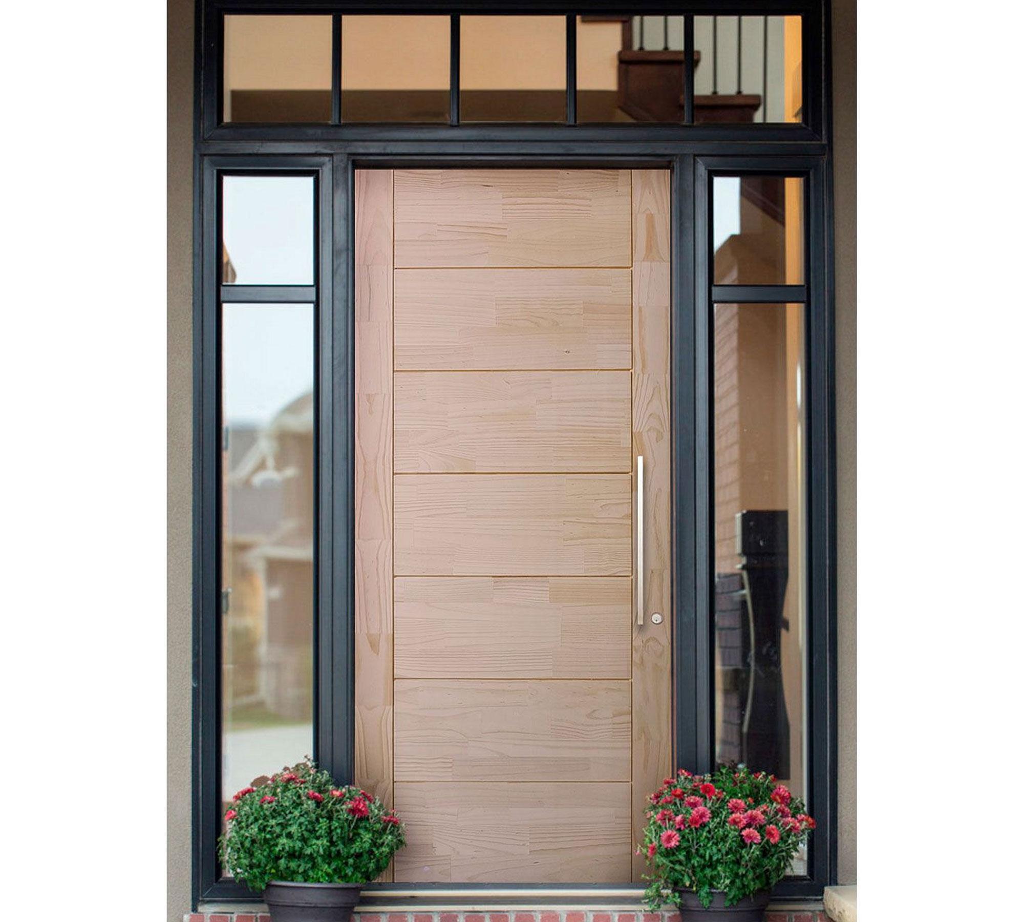 Puerta Pino Radiata Alejandría 90x220 cm Moldupanel-0