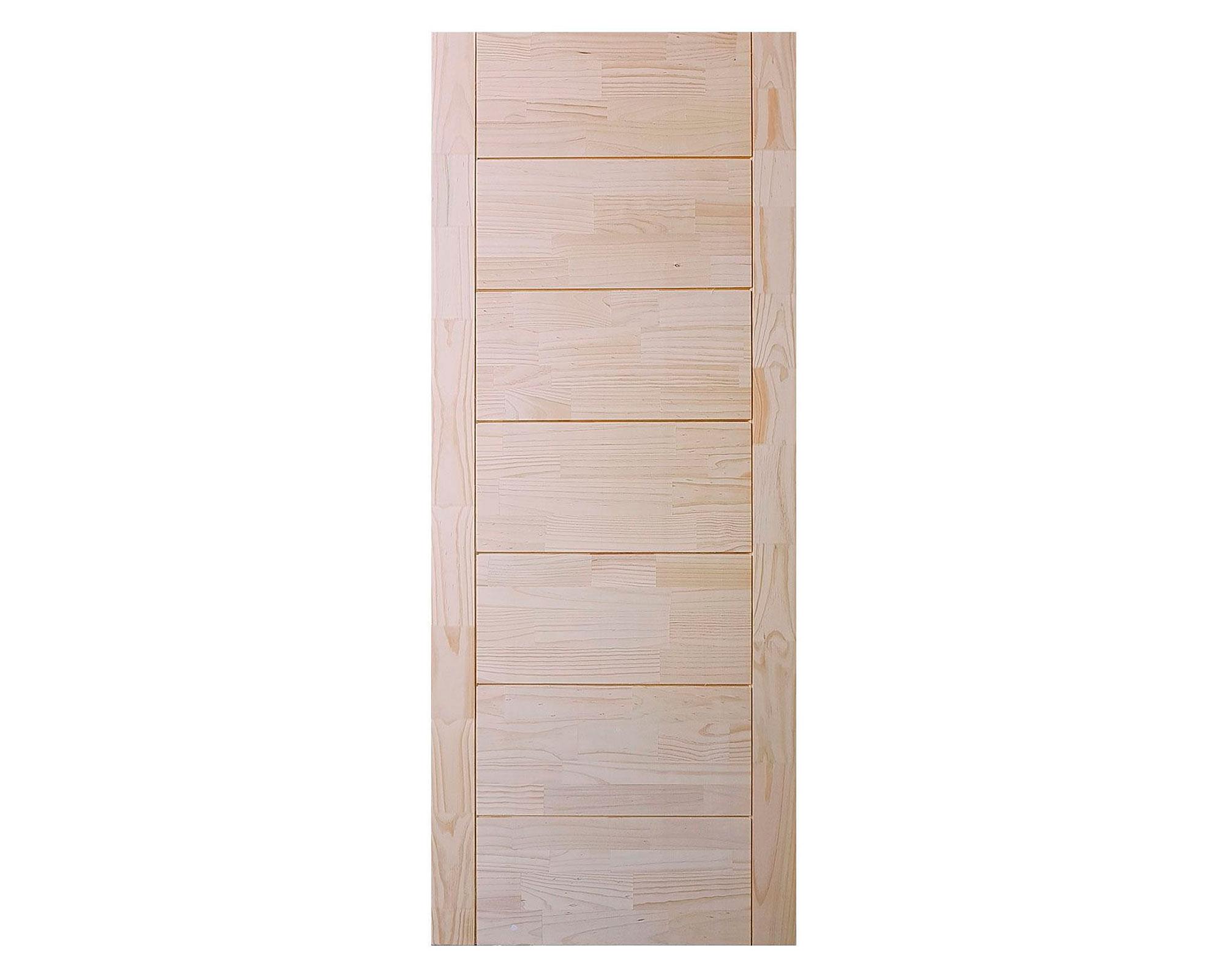 Puerta Pino Radiata Alejandría 90x210 cm Moldupanel-1