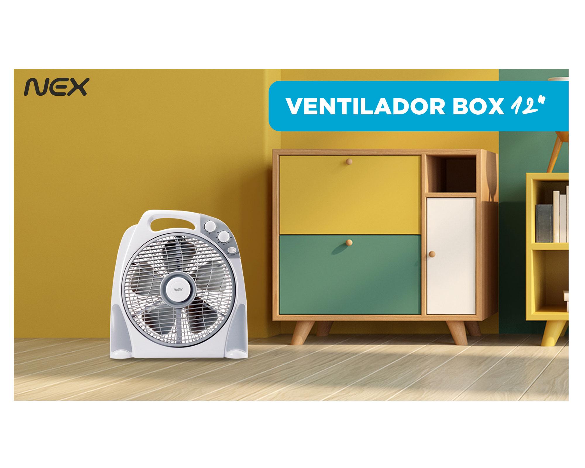 Ventilador Box 12'' blanco Nex.-4