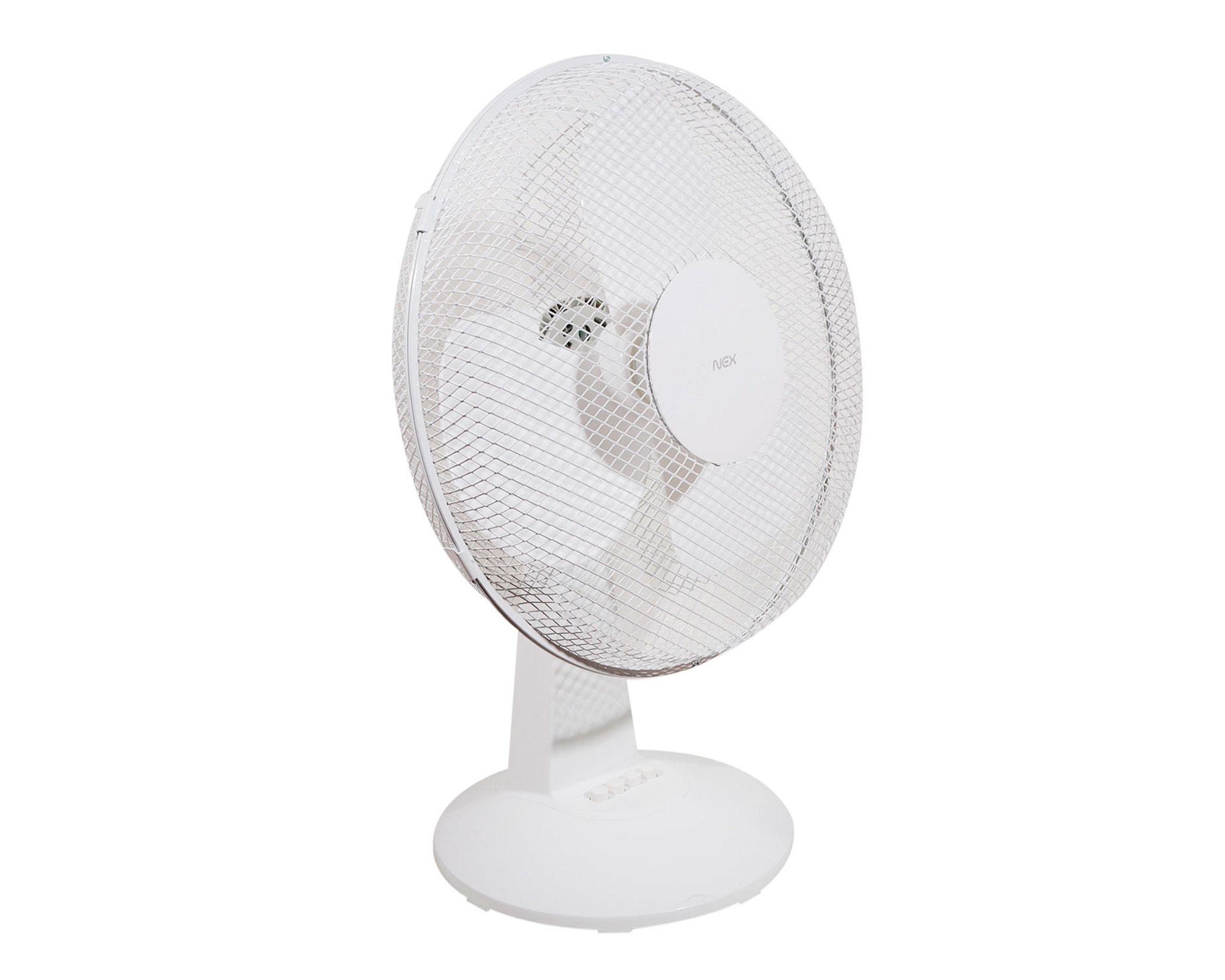 Ventilador de mesa 16'' blanco Nex-1