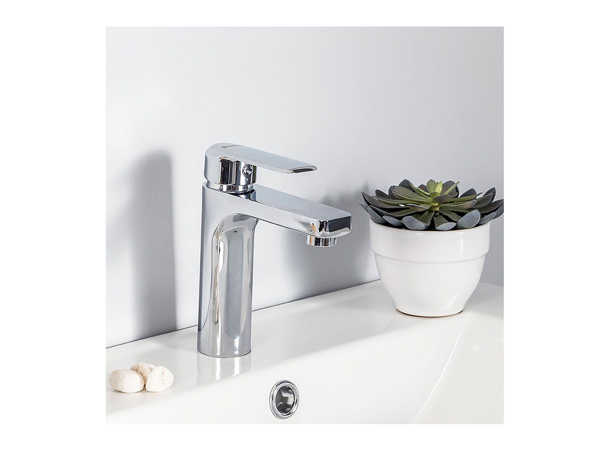 Monomando lavamanos Marsella cromo Stretto-4