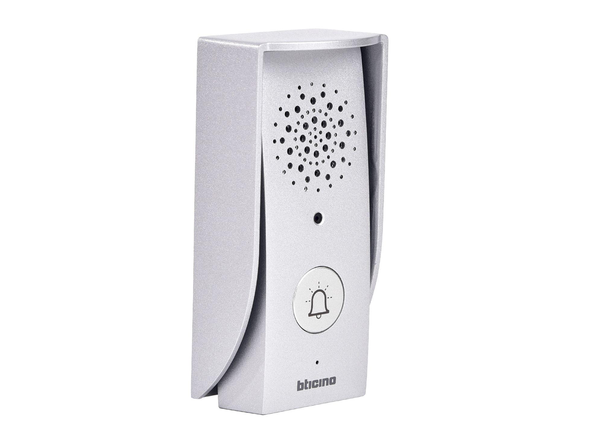 Frente de calle para videoportero audio 4 hilos metálico Bticino-2