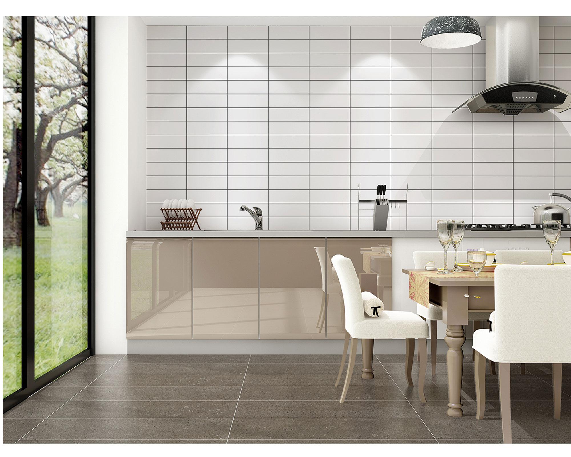 Cerámica muro 10x30 cm Ice blanco 1.2 m2 Klipen-2