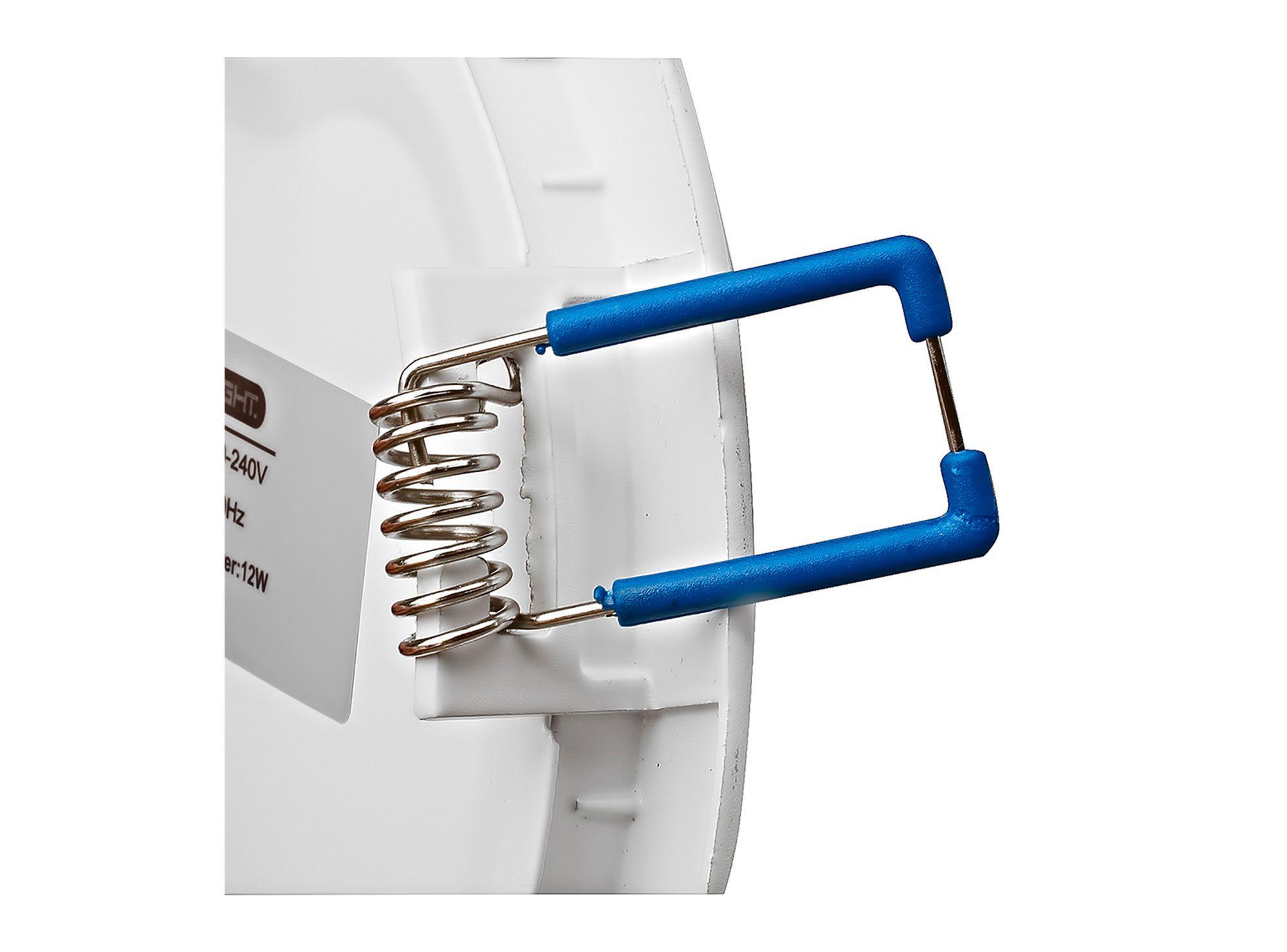 Foco embutido redondo led 18W 22 cm luz neutra blanco-3
