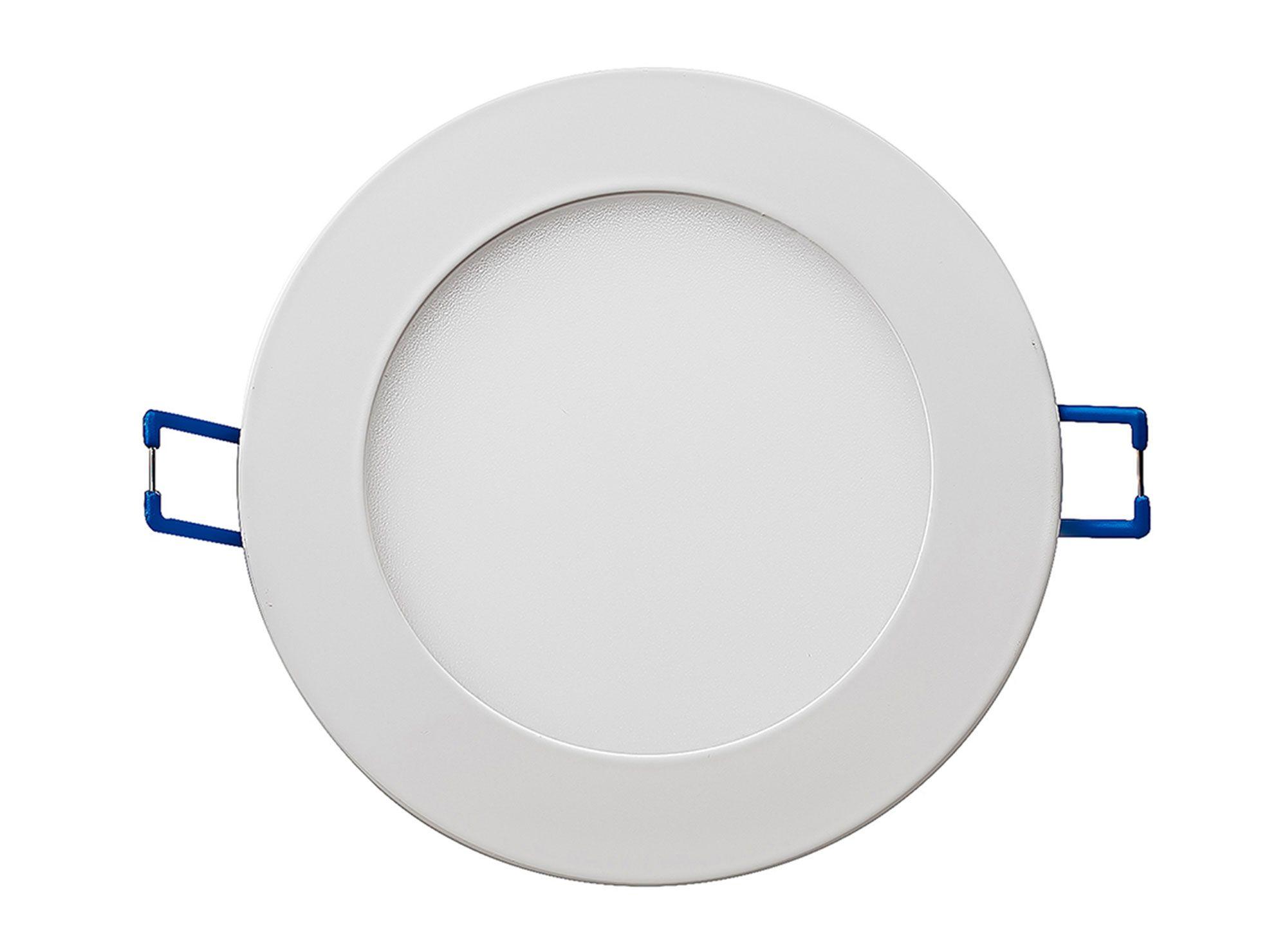 Foco embutido redondo led 18W 22 cm luz neutra blanco-0