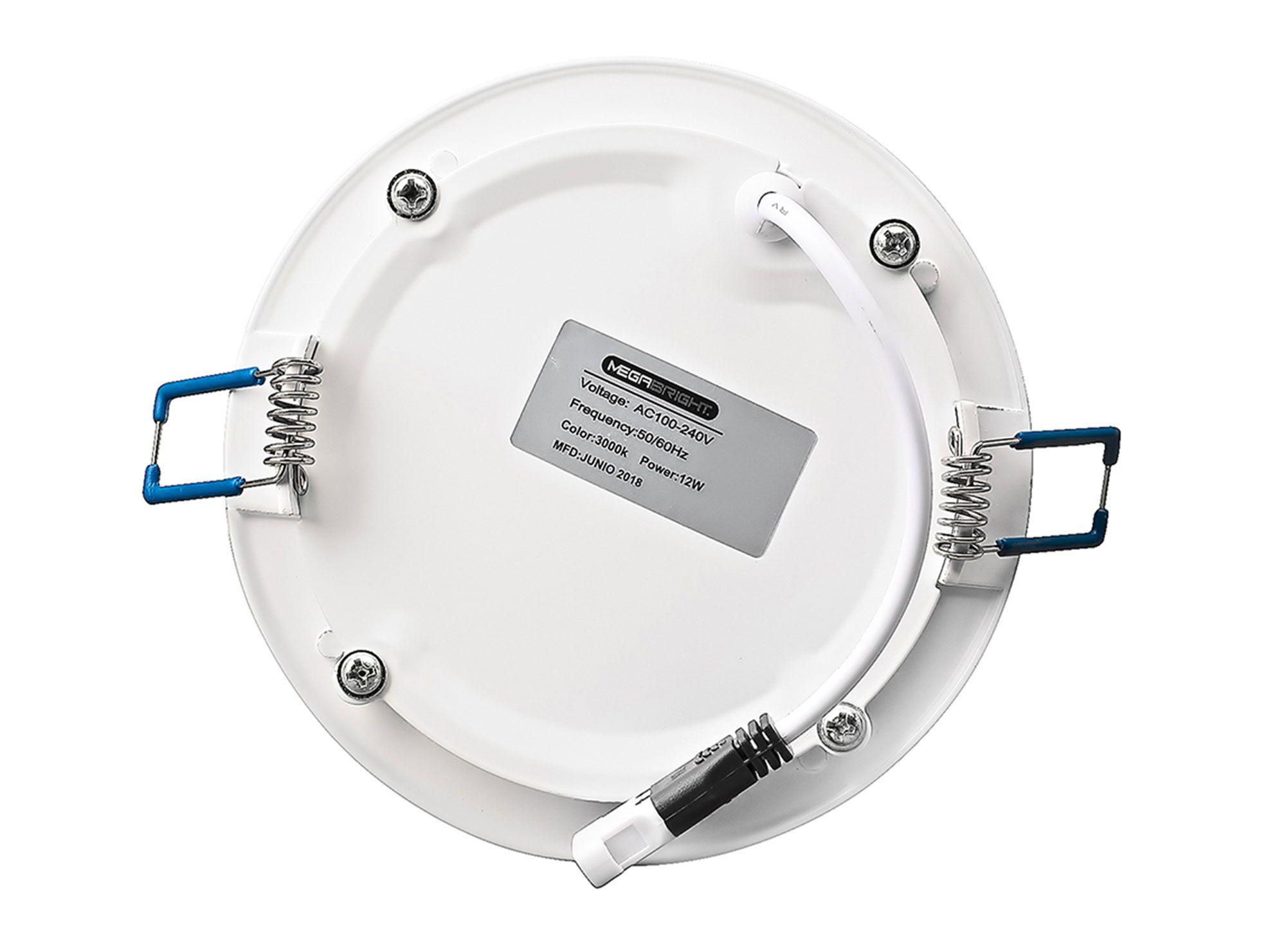 Foco embutido redondo led 18W 22 cm luz neutra blanco-2