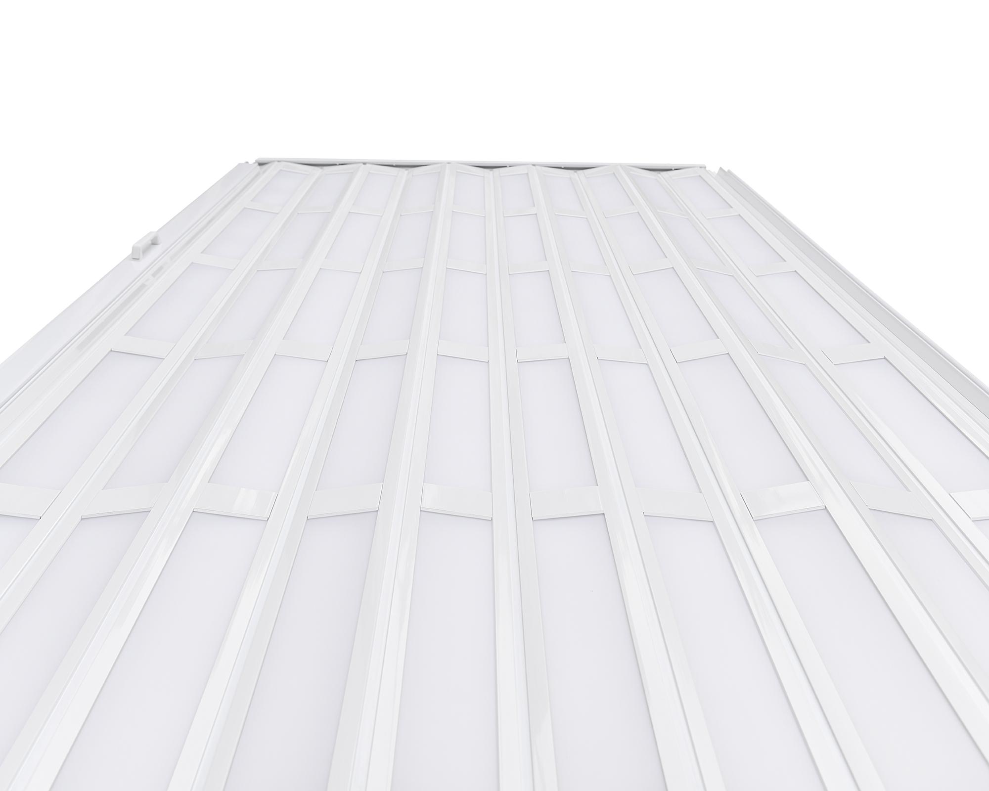 Puerta Plegable PVC 120x200 cm blanca con ventana Baldara-3