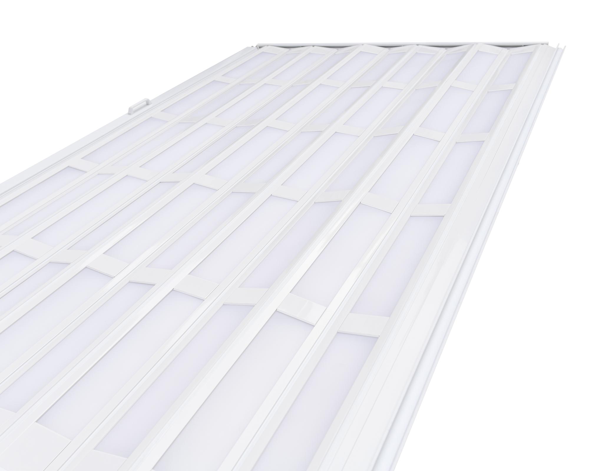 Puerta Plegable PVC 120x200 cm blanca con ventana Baldara-2