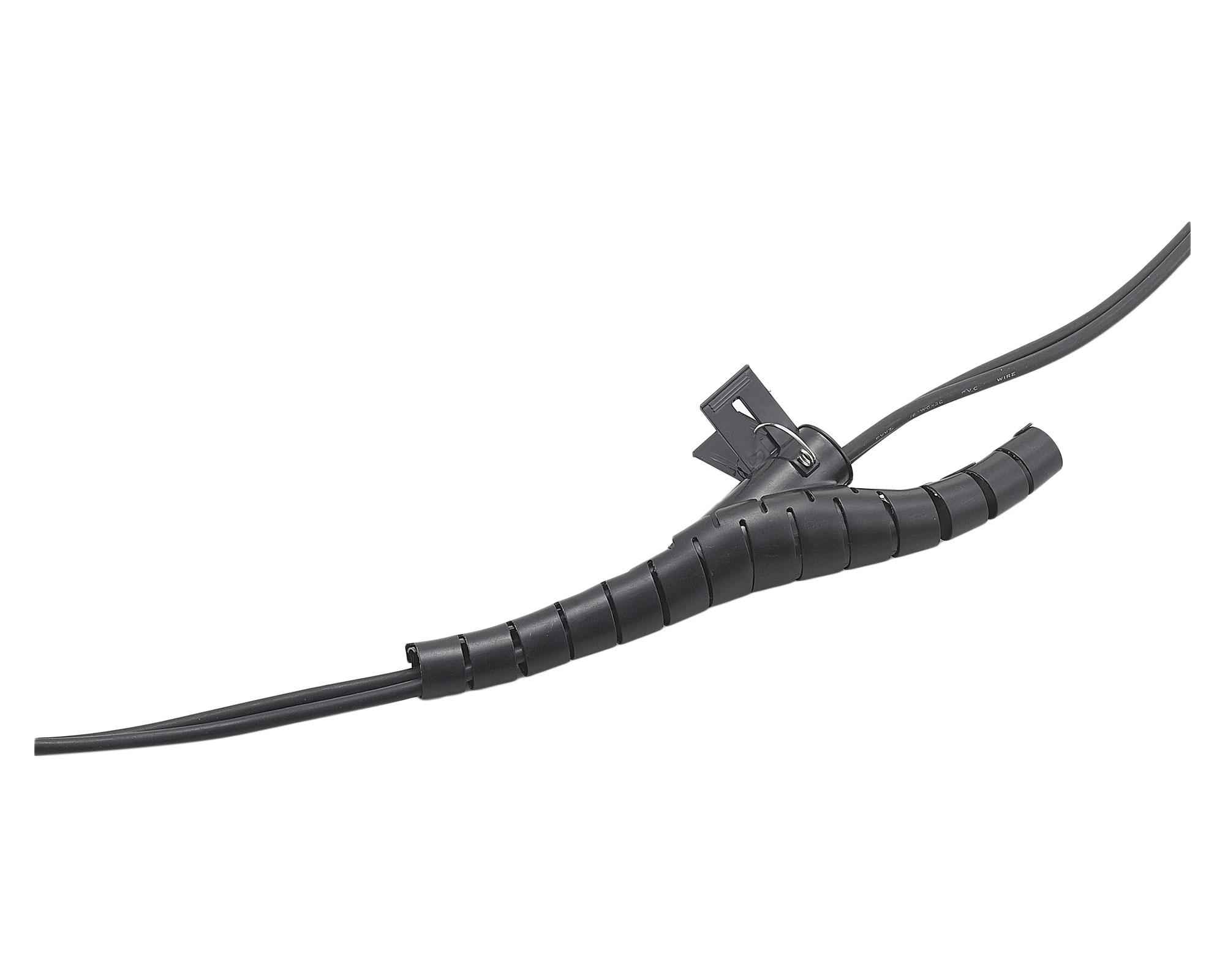 Organizador cables espiral negro 25 mm-0