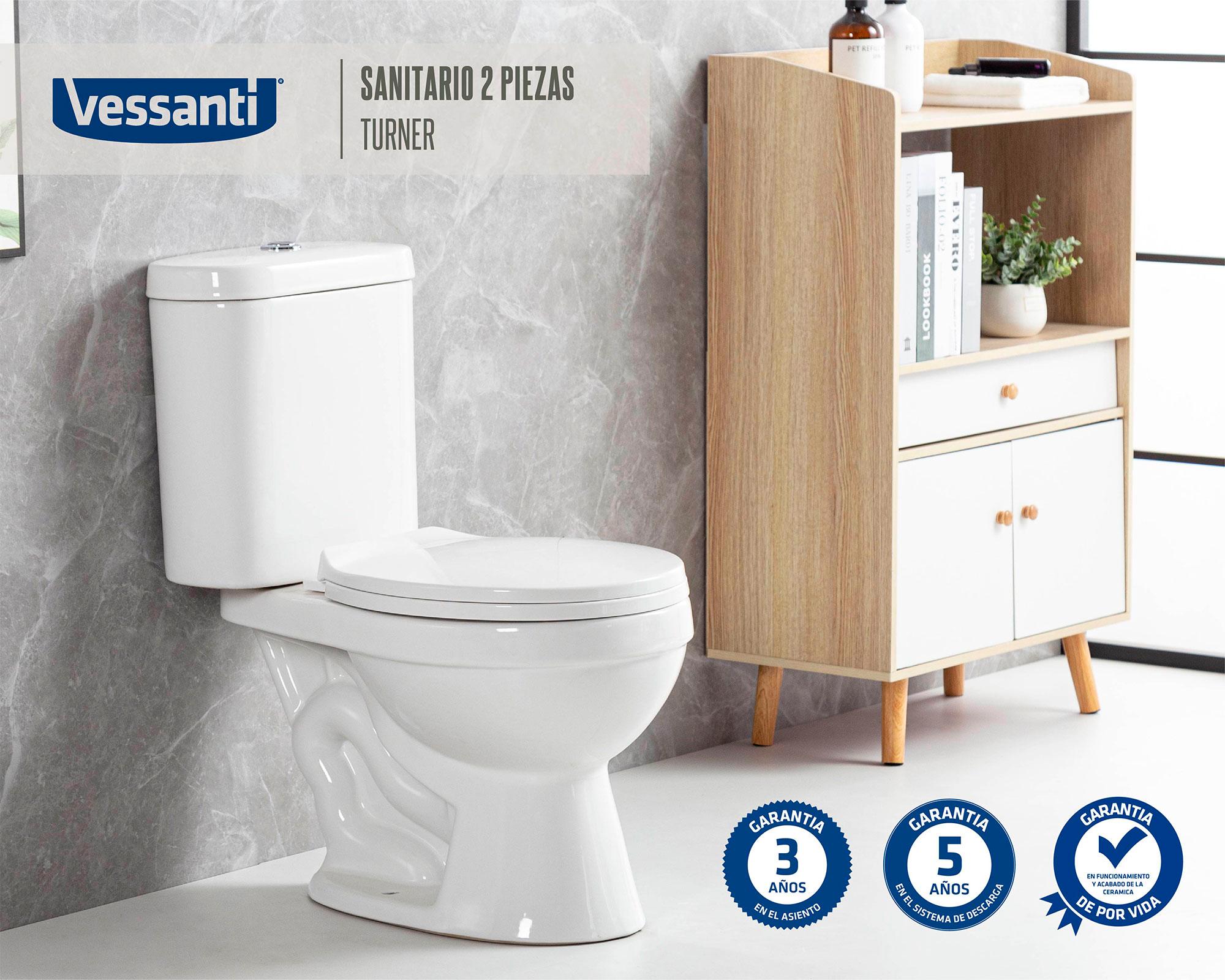 Sanitario 30 cm Turner 2 piezas-3