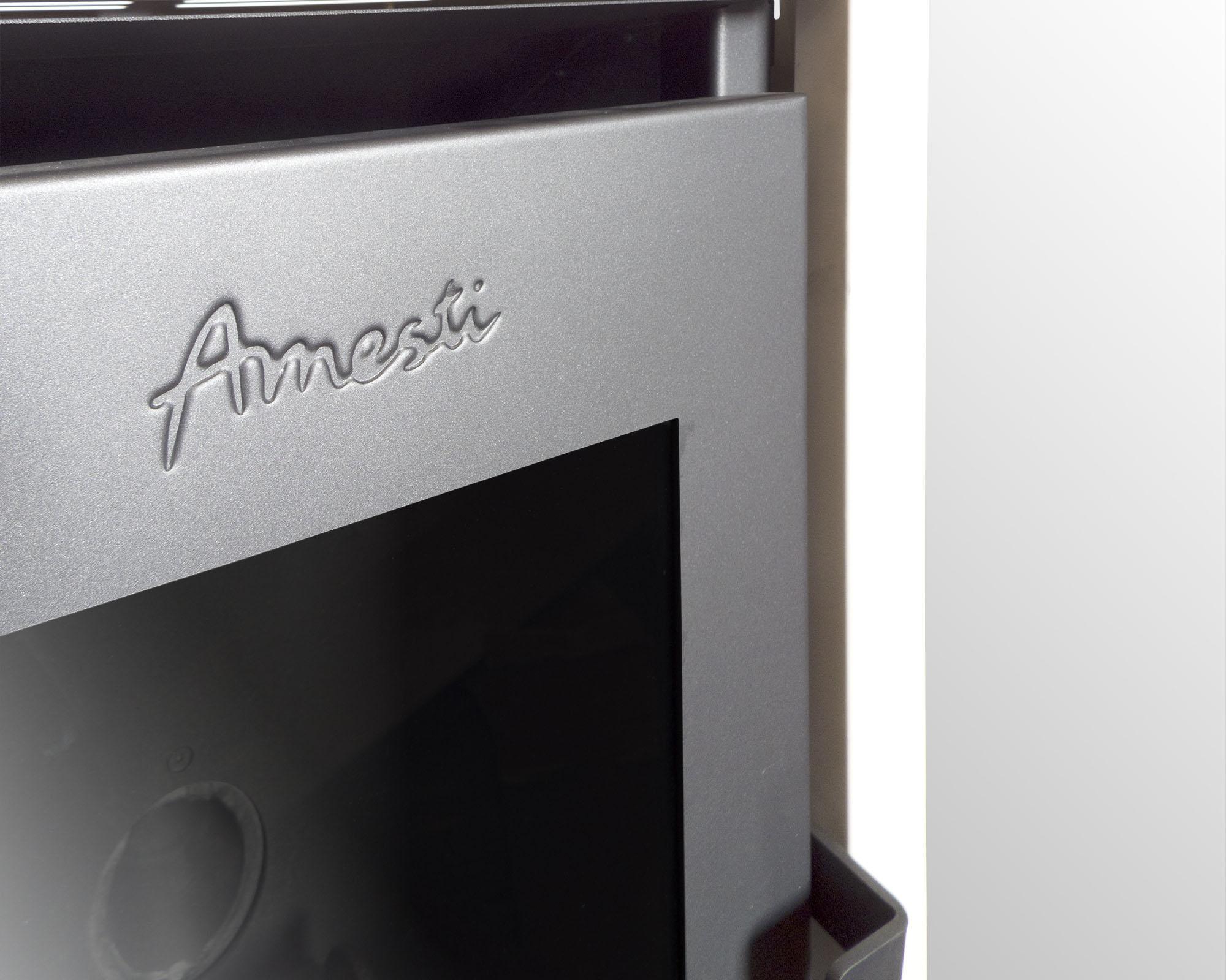 Estufa pellet 6000W Italy 6100 rojo-2