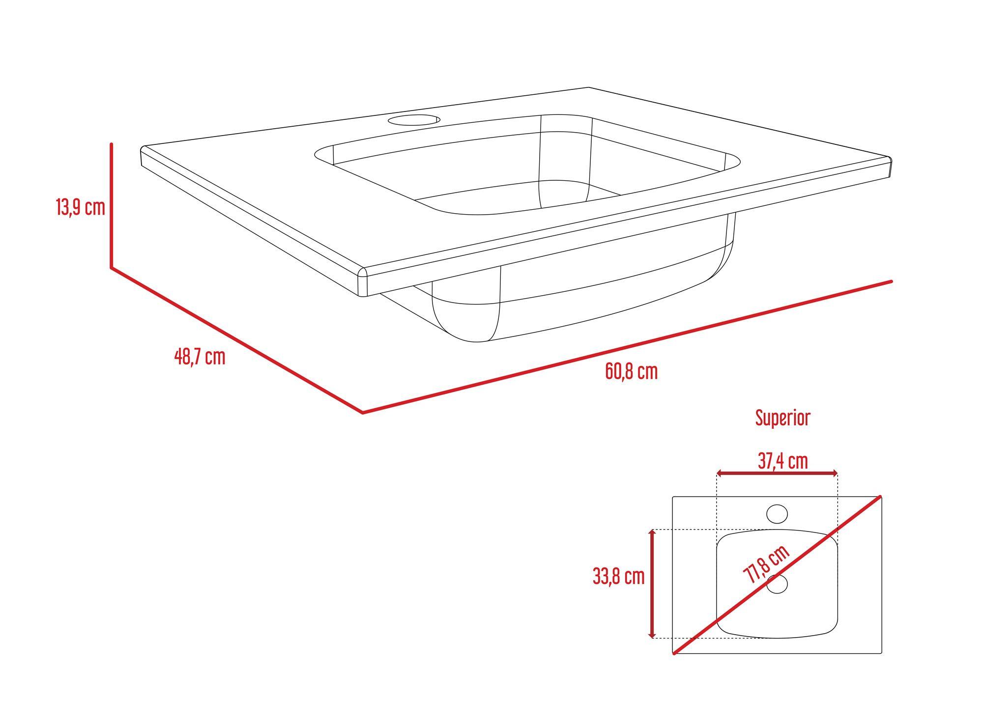 Mueble vanitorio 1 puerta Madrid miel TuHome-9