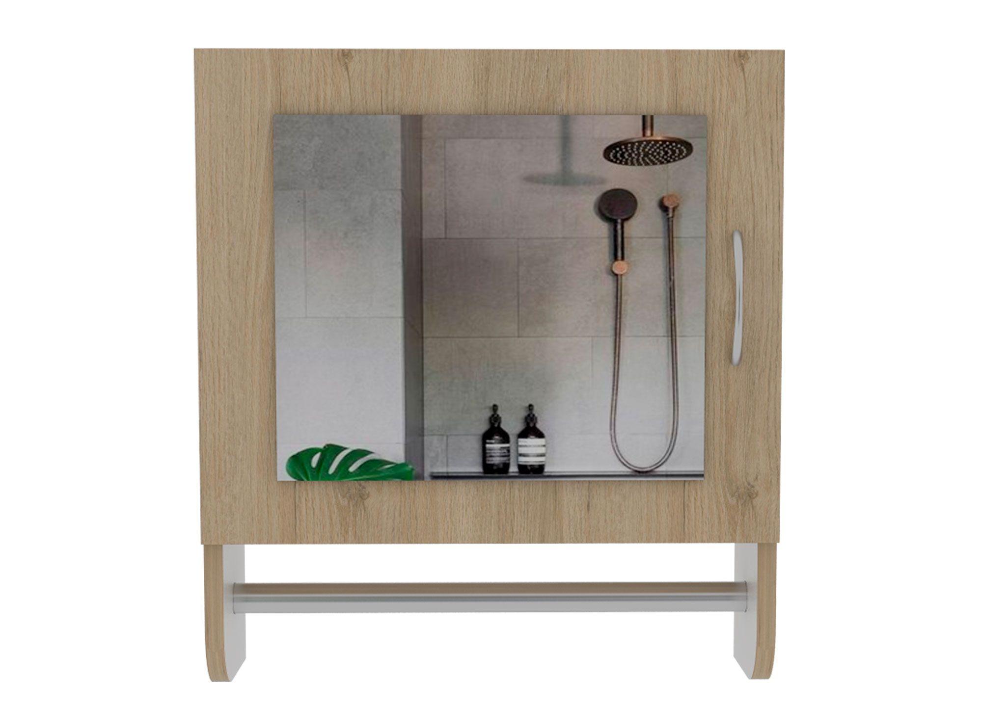 Botiquín 1 puerta Bath 300 rovere/blanco TuHome-0