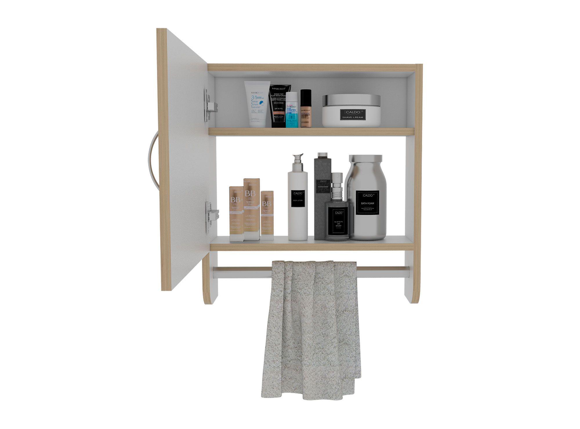 Botiquín 1 puerta Bath 300 rovere/blanco TuHome-2