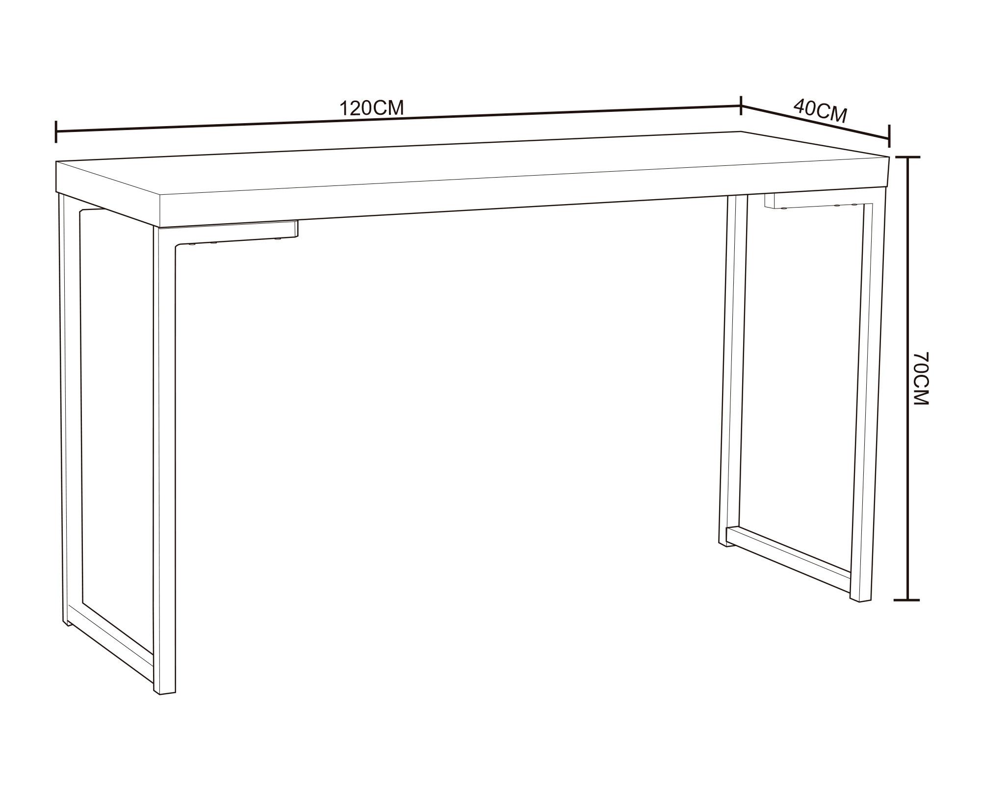 Arrimo 120x40x80 cm natural-4