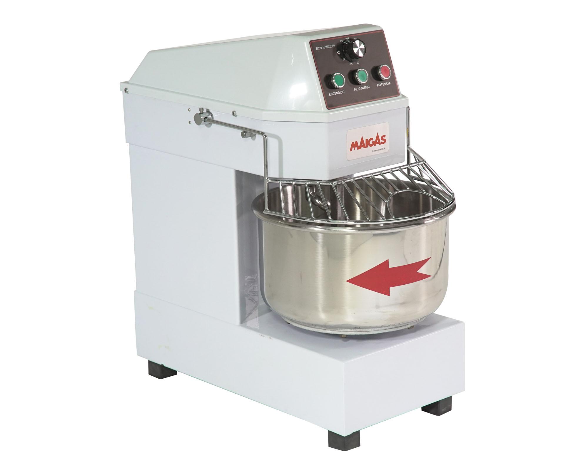 Amasadora industrial monofásica HS20 blanco 8 kg-1
