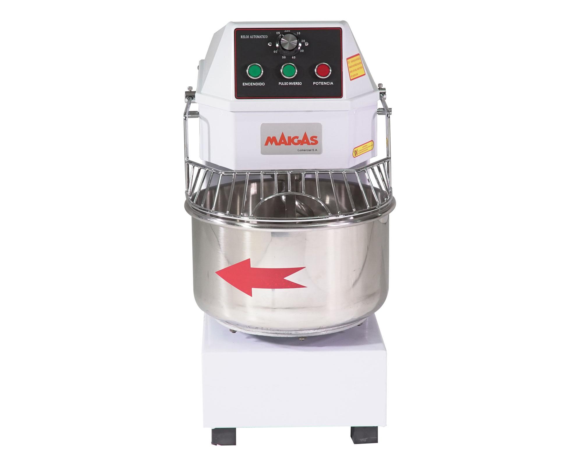 Amasadora industrial monofásica HS20 blanco 8 kg-0