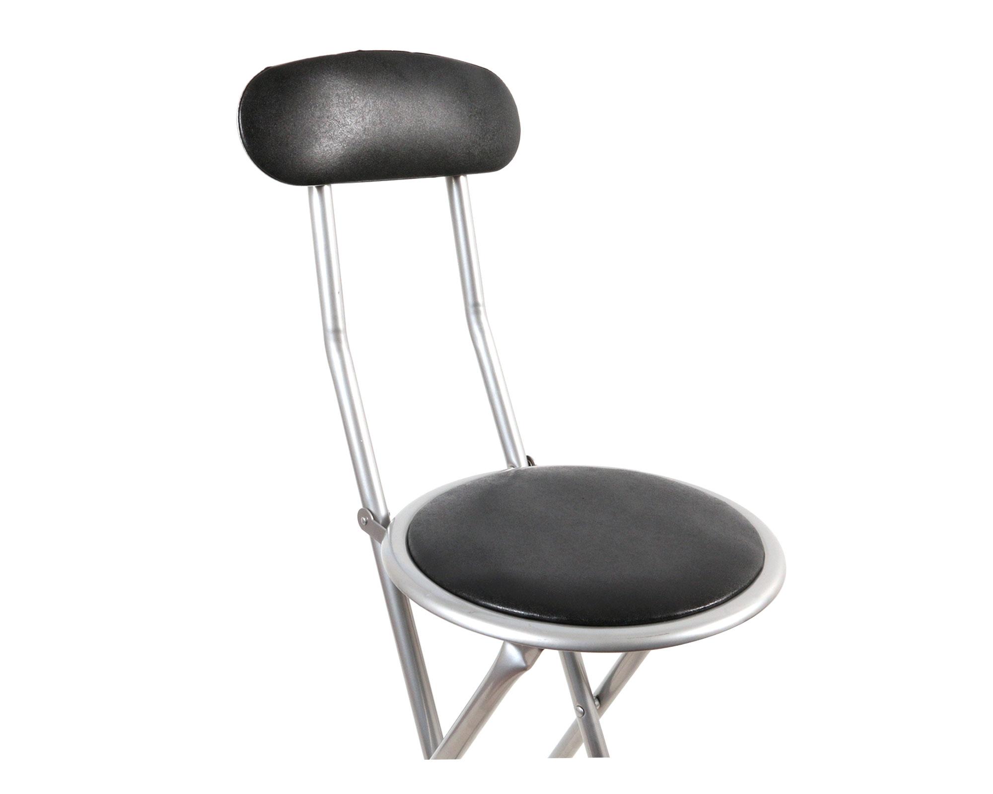 Silla bar plegable negro M+Design-3