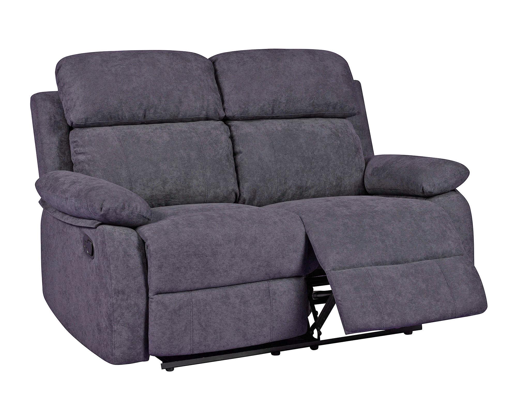 Sofá reclinable 2 cuerpos Albert gris M+Design-3