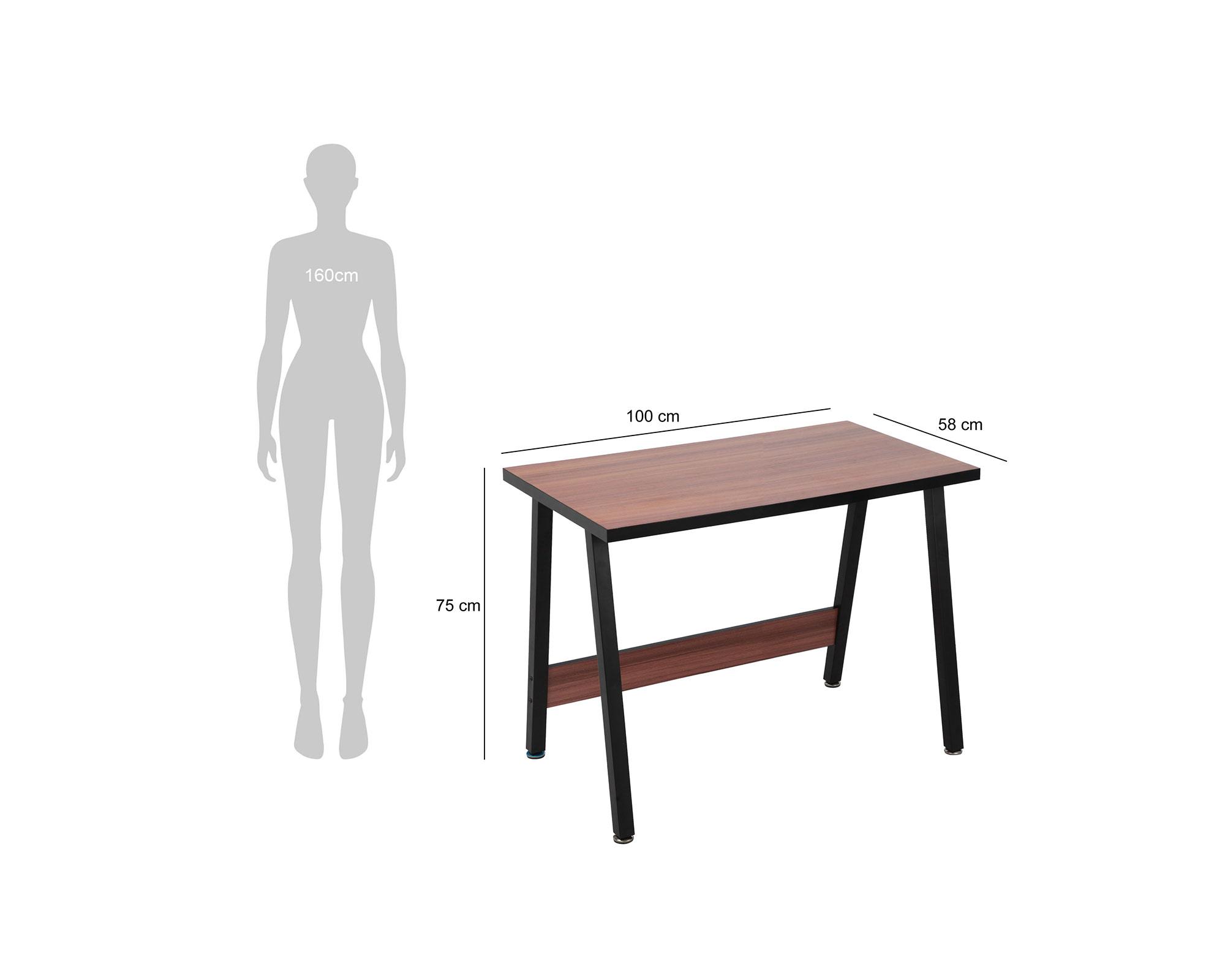 Escritorio Eve negro/nogal M+Design-6