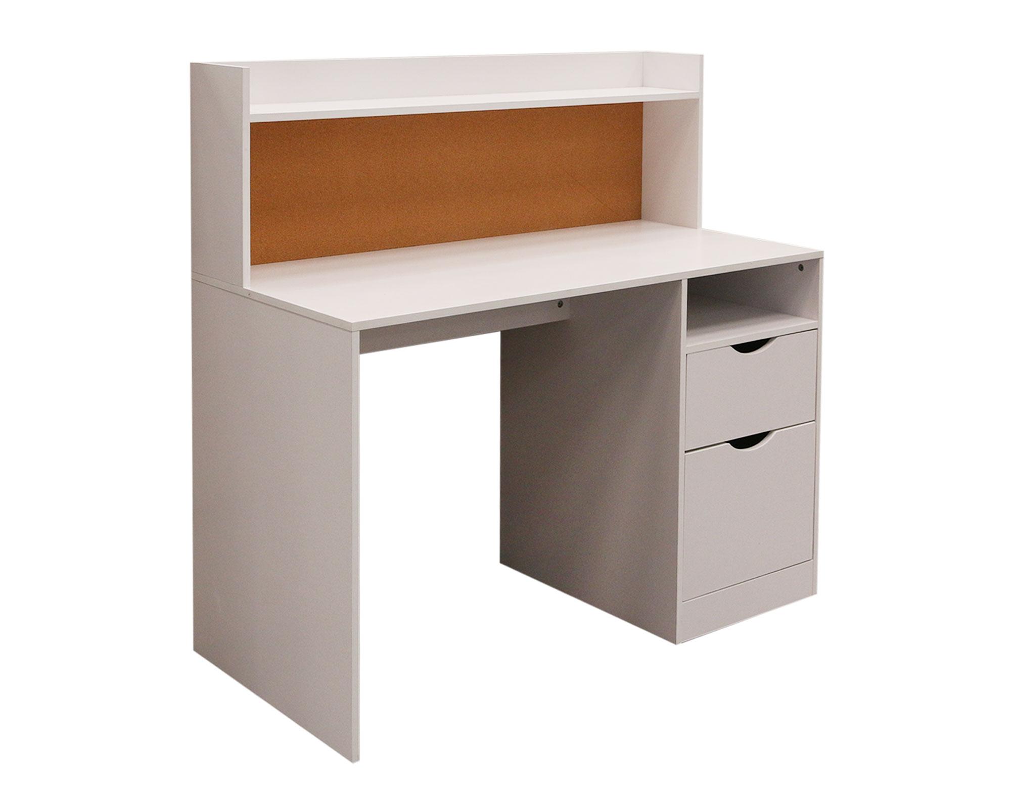 Centro trabajo 2 cajones blanco corcho M+Design-1