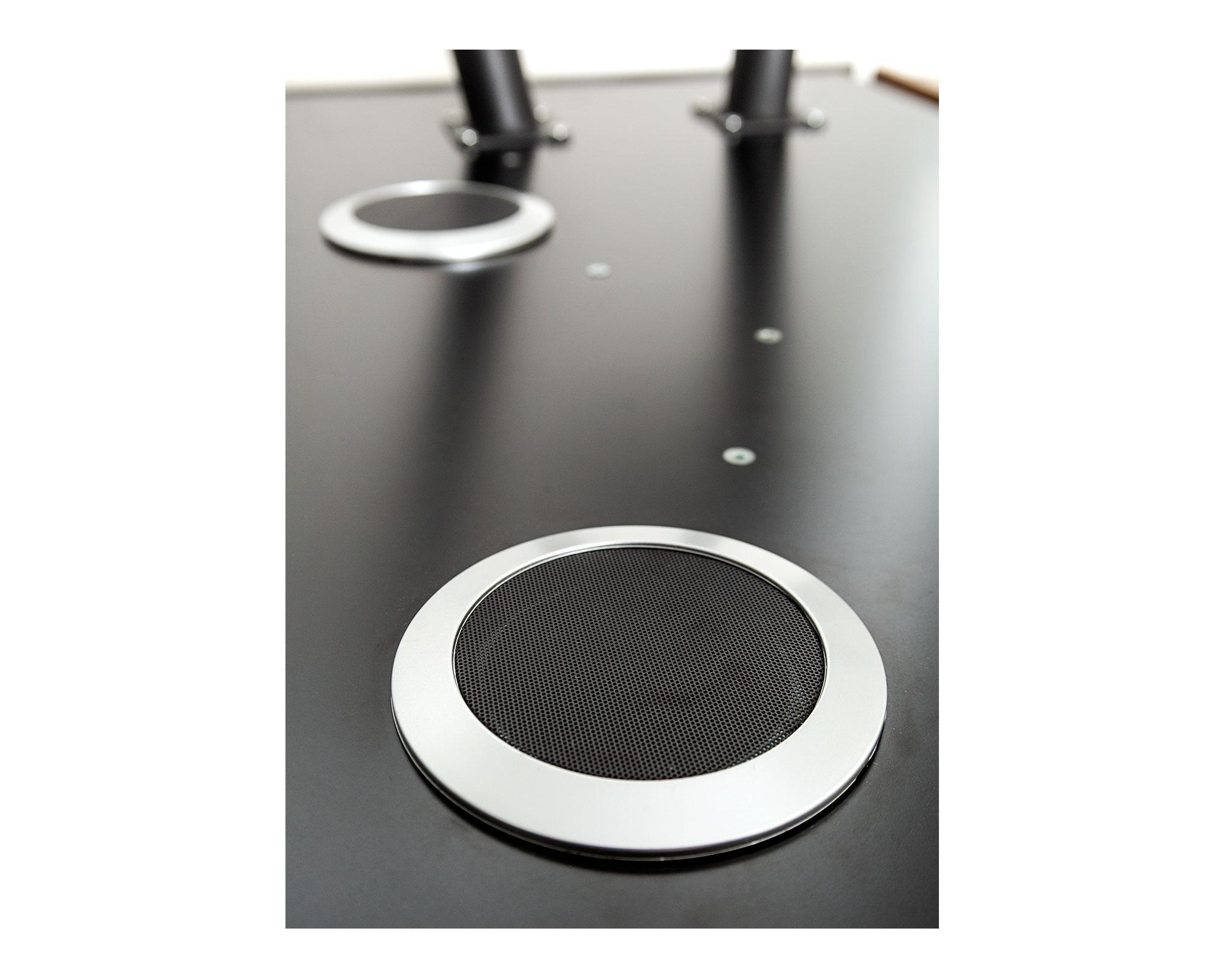 Escritorio 2 cajones con parlantes natural M+Design-4