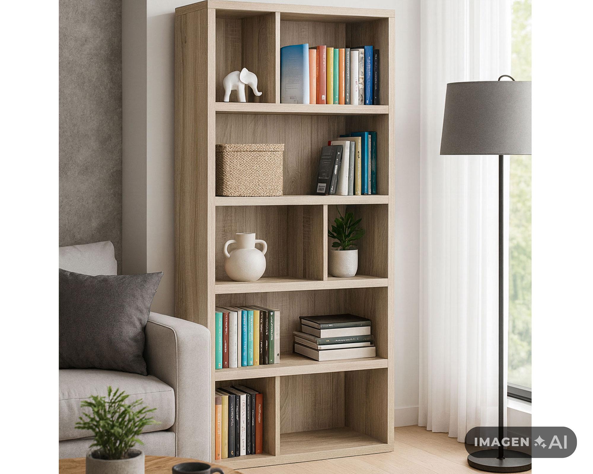 Librero natural 1 M+Design-3