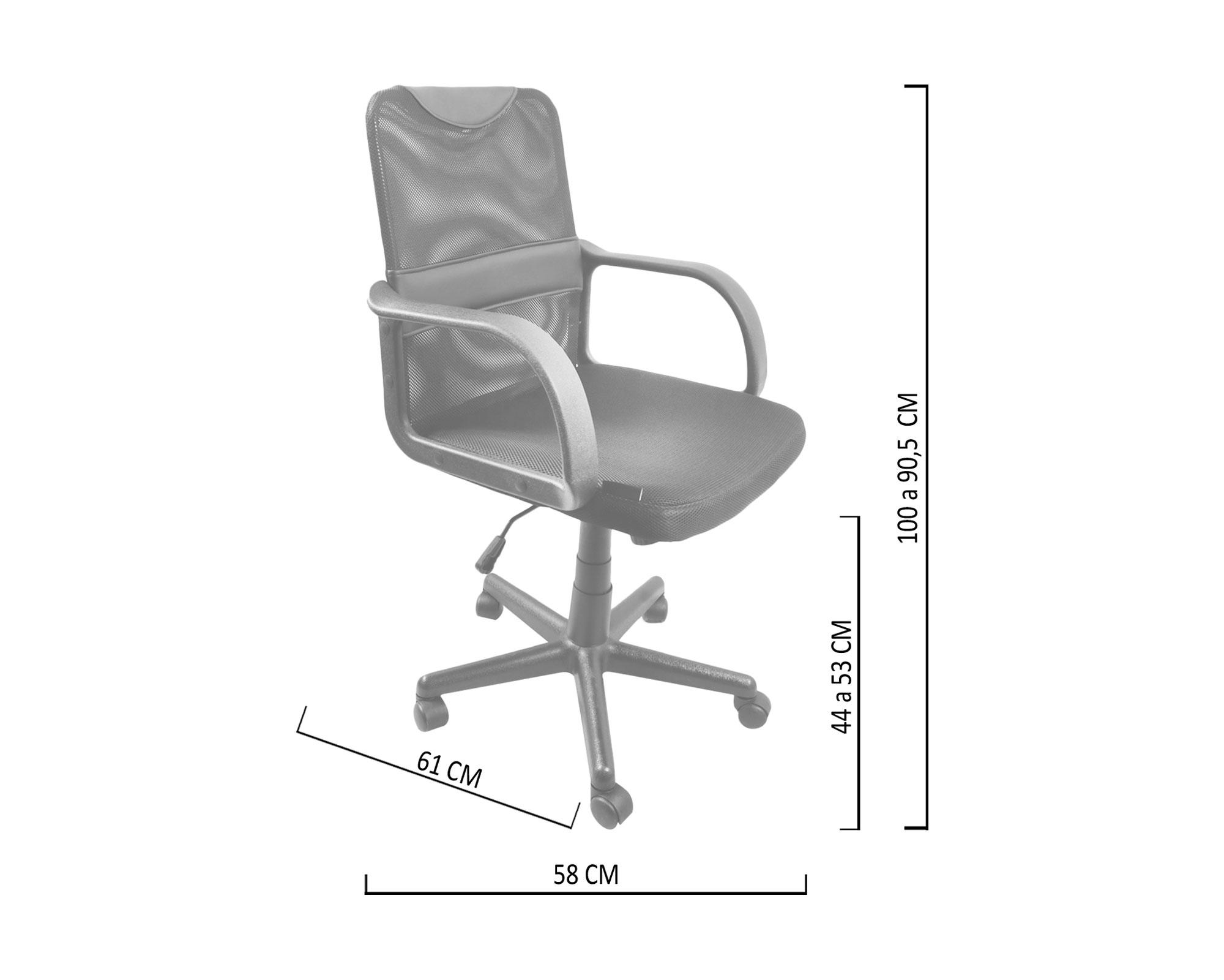 Silla de escritorio CS-3150 negro M+Design-4