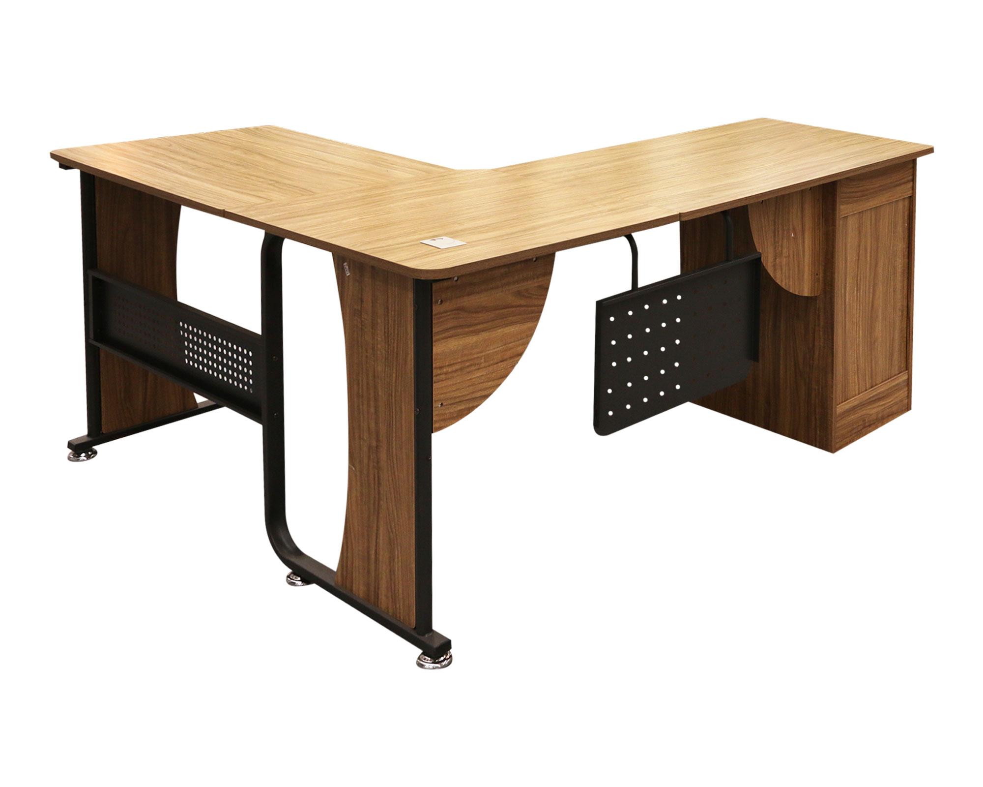 Escritorio esquinero 3 cajones natural M+Design-3