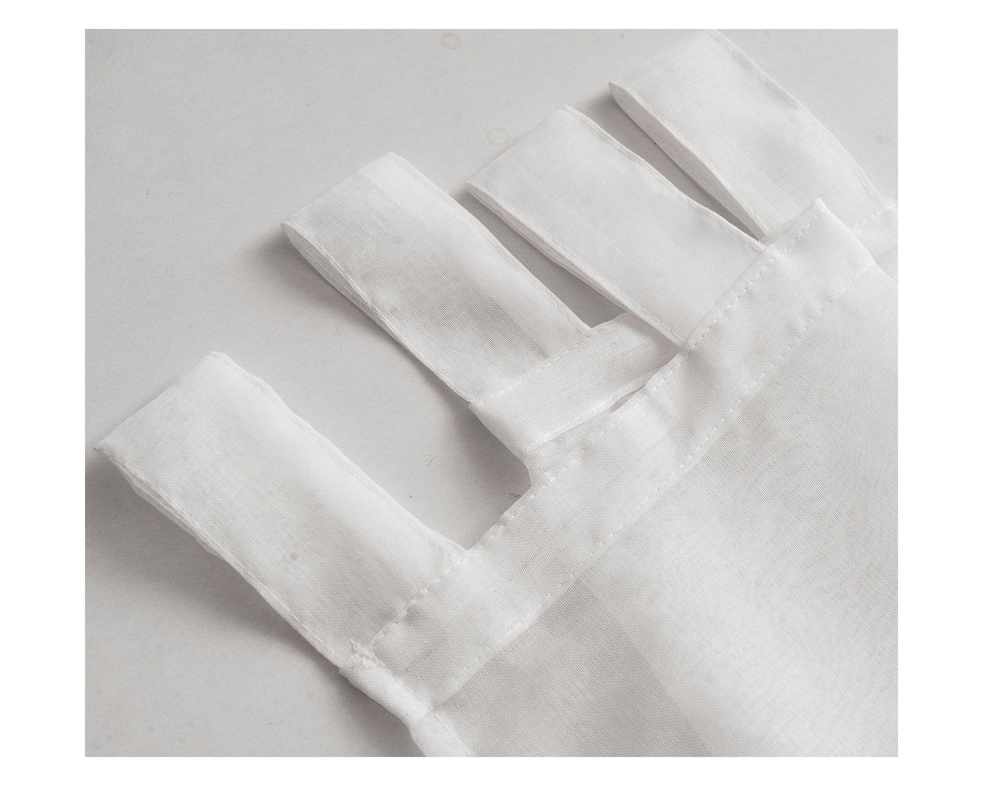 Cortina velo 200x230 cm blanco Cotidiana.-4